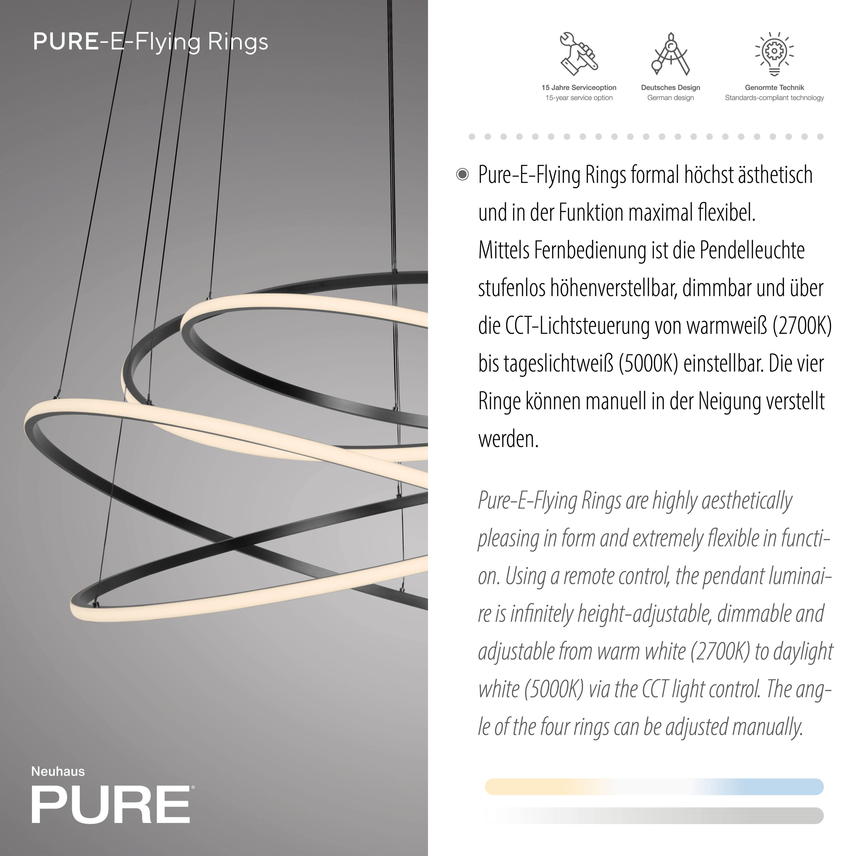 Pendelleuchte PURE E-FLYING