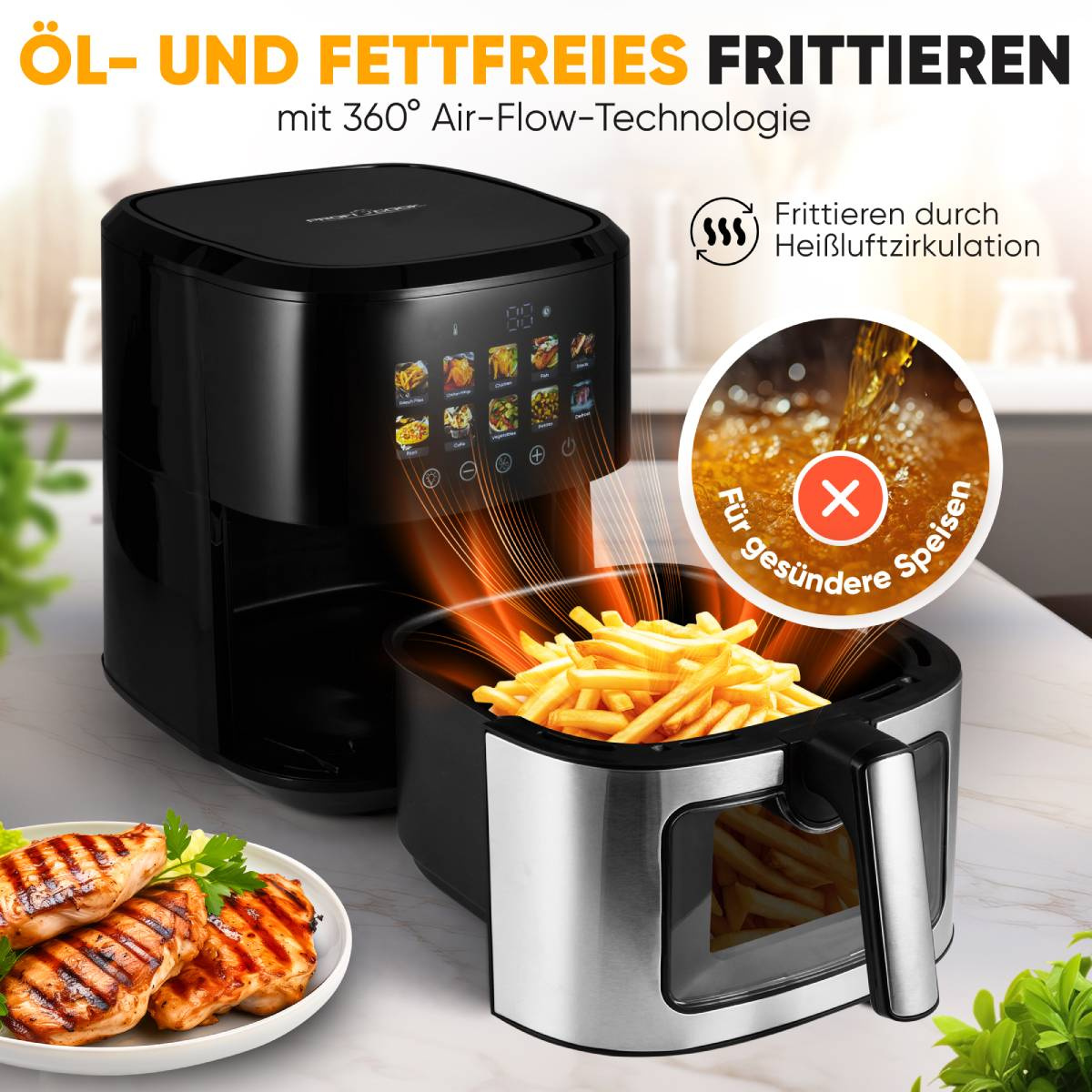 Heißluftfritteuse PROFICOOK