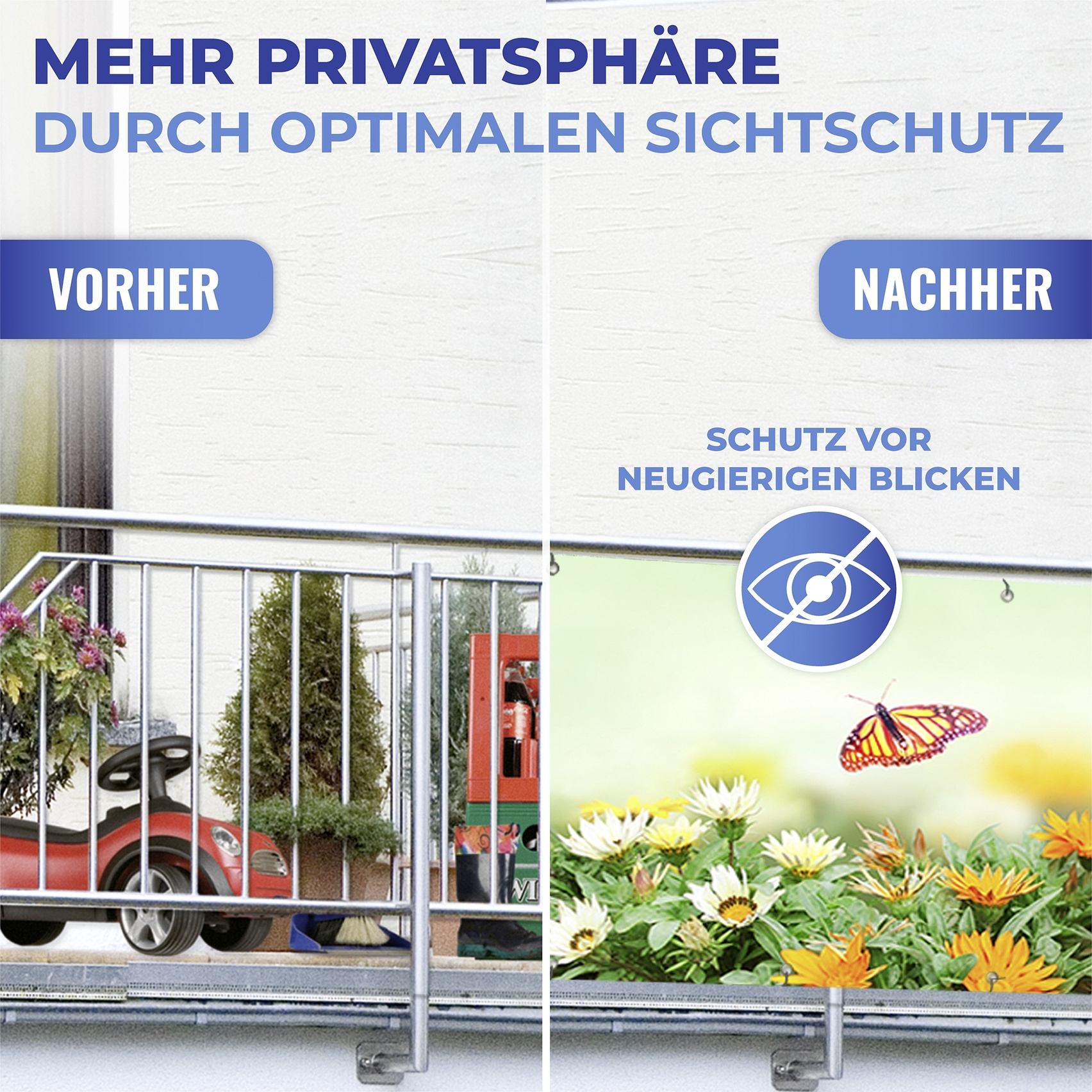 Balkon-Sichtschutz