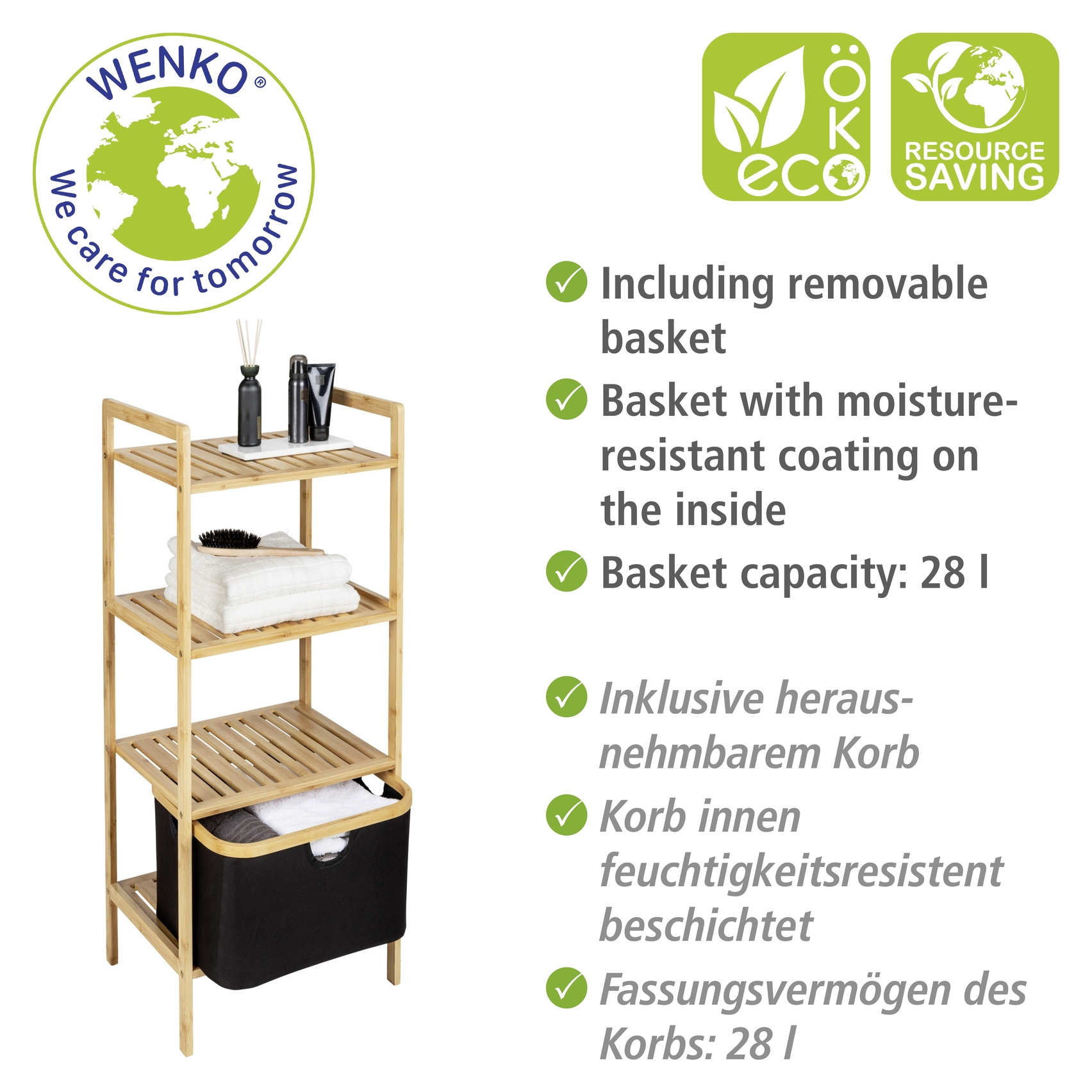Regal mit 3 Etagen ECORI