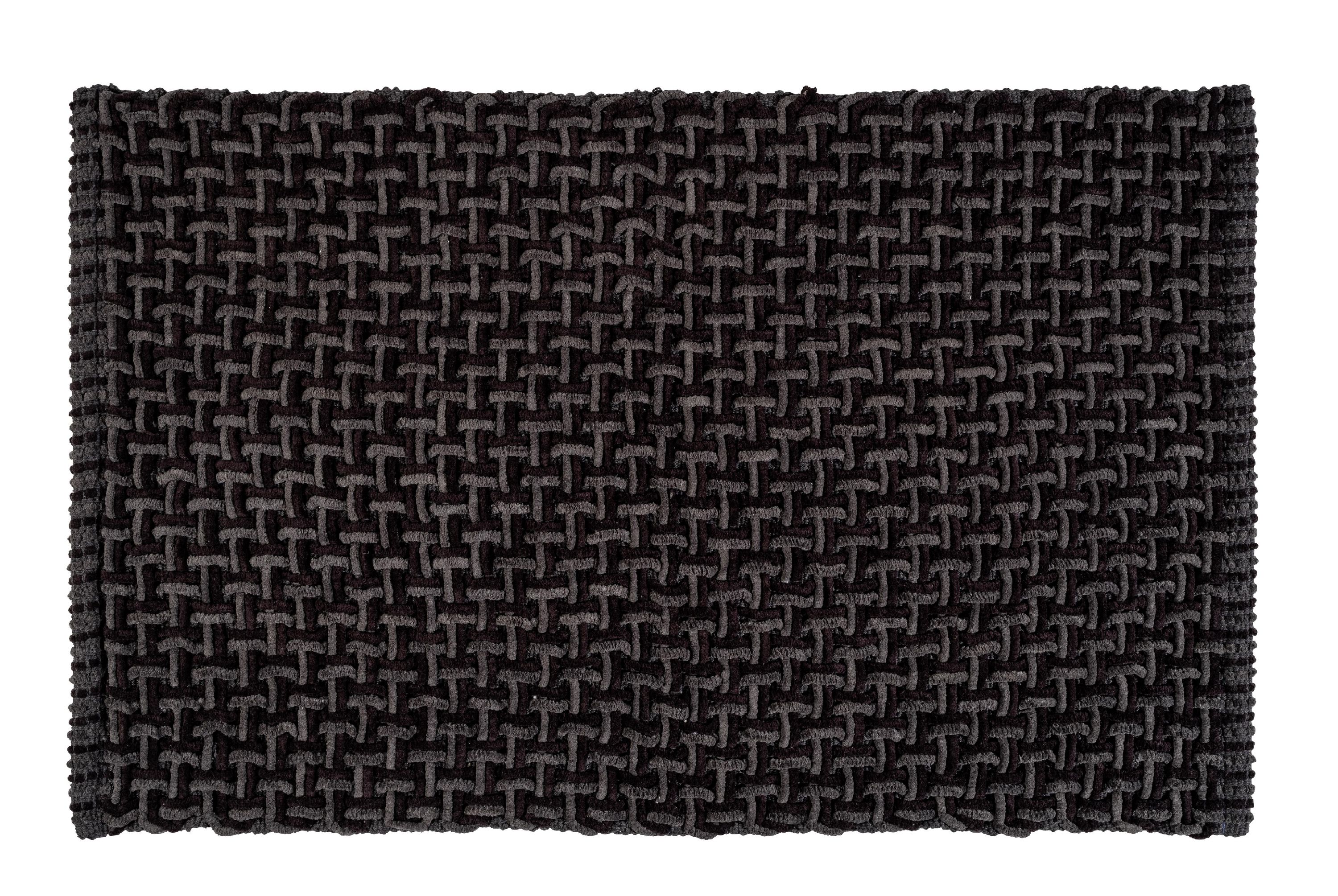 Badematte ECOLI schwarz-anthr.