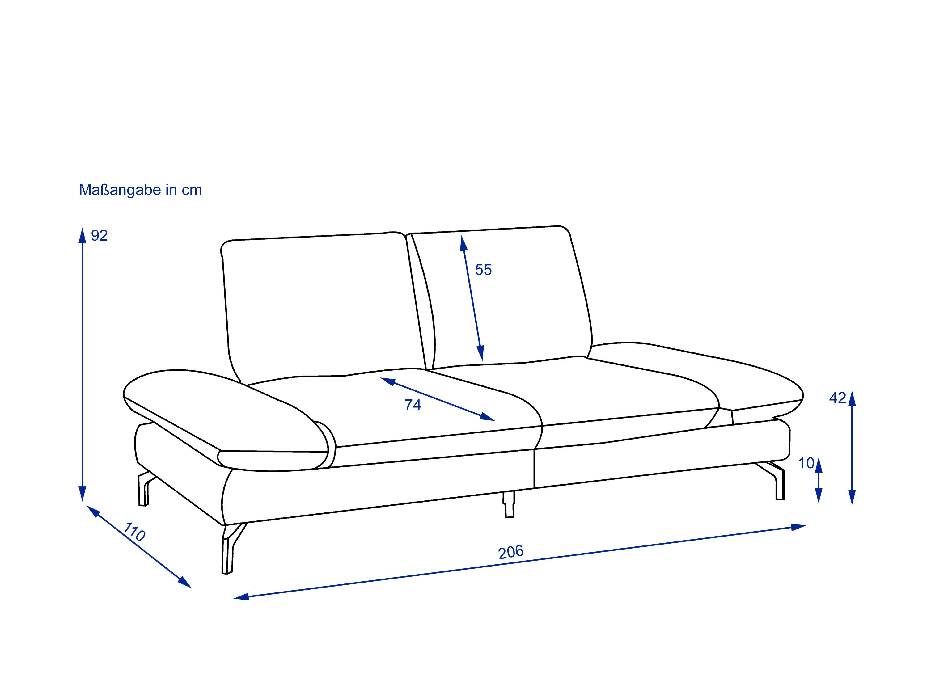 Sofa 2-Sitzer PACIFIC