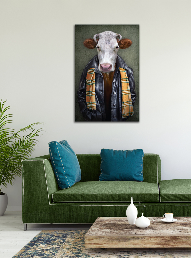 Akustikbild RIND LEDERJACKE