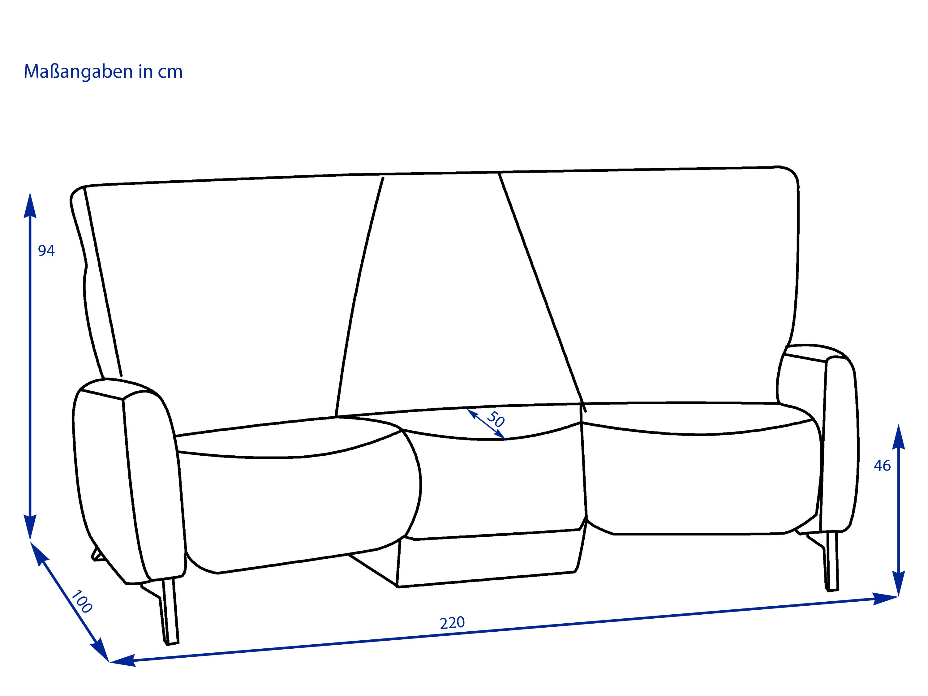 Trapezsofa MONDO RECREO