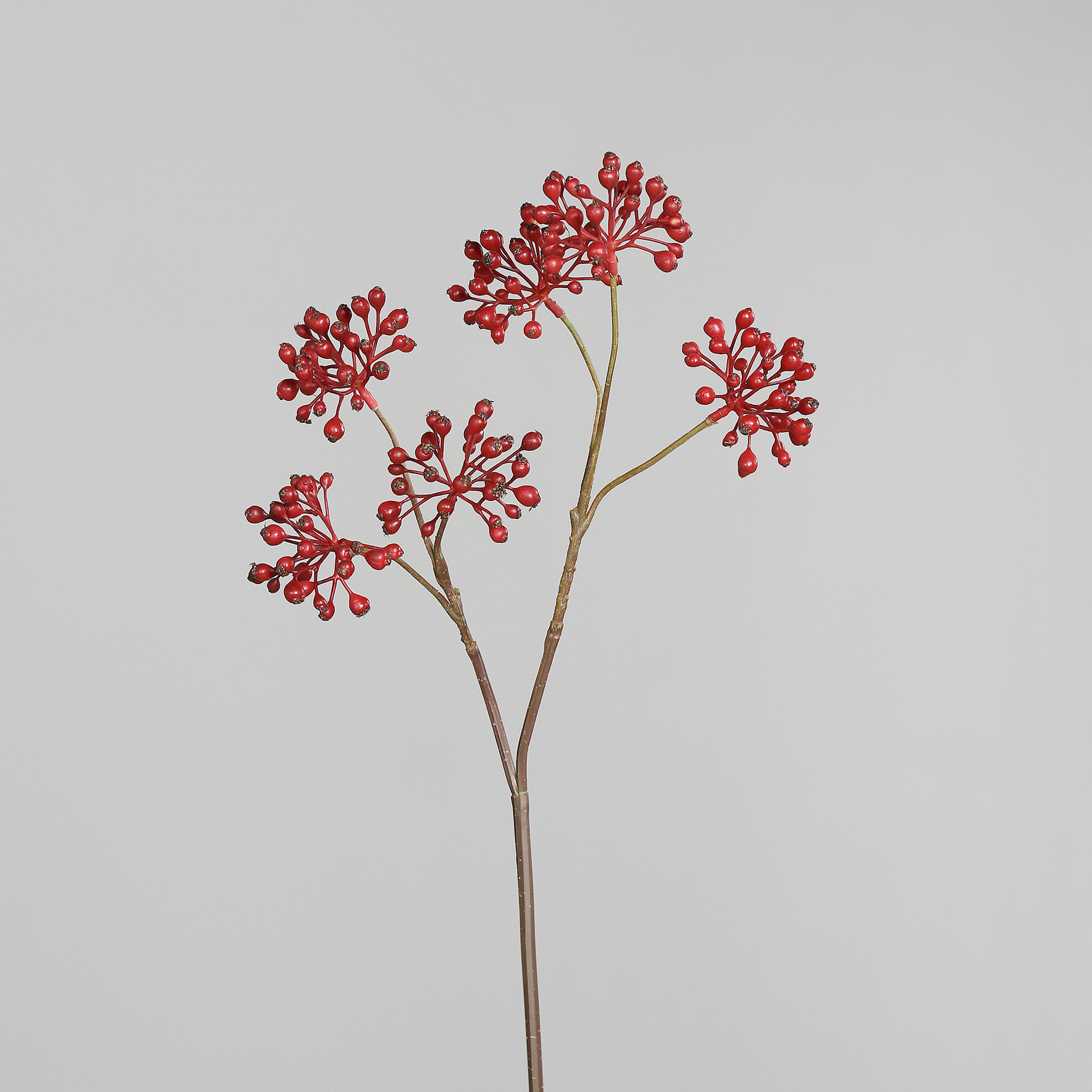 Kunstblume Hagebuttenzweig