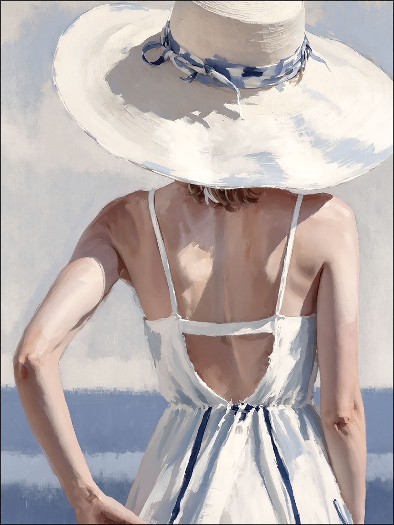 Keilrahmenbild GIRL BEACH III