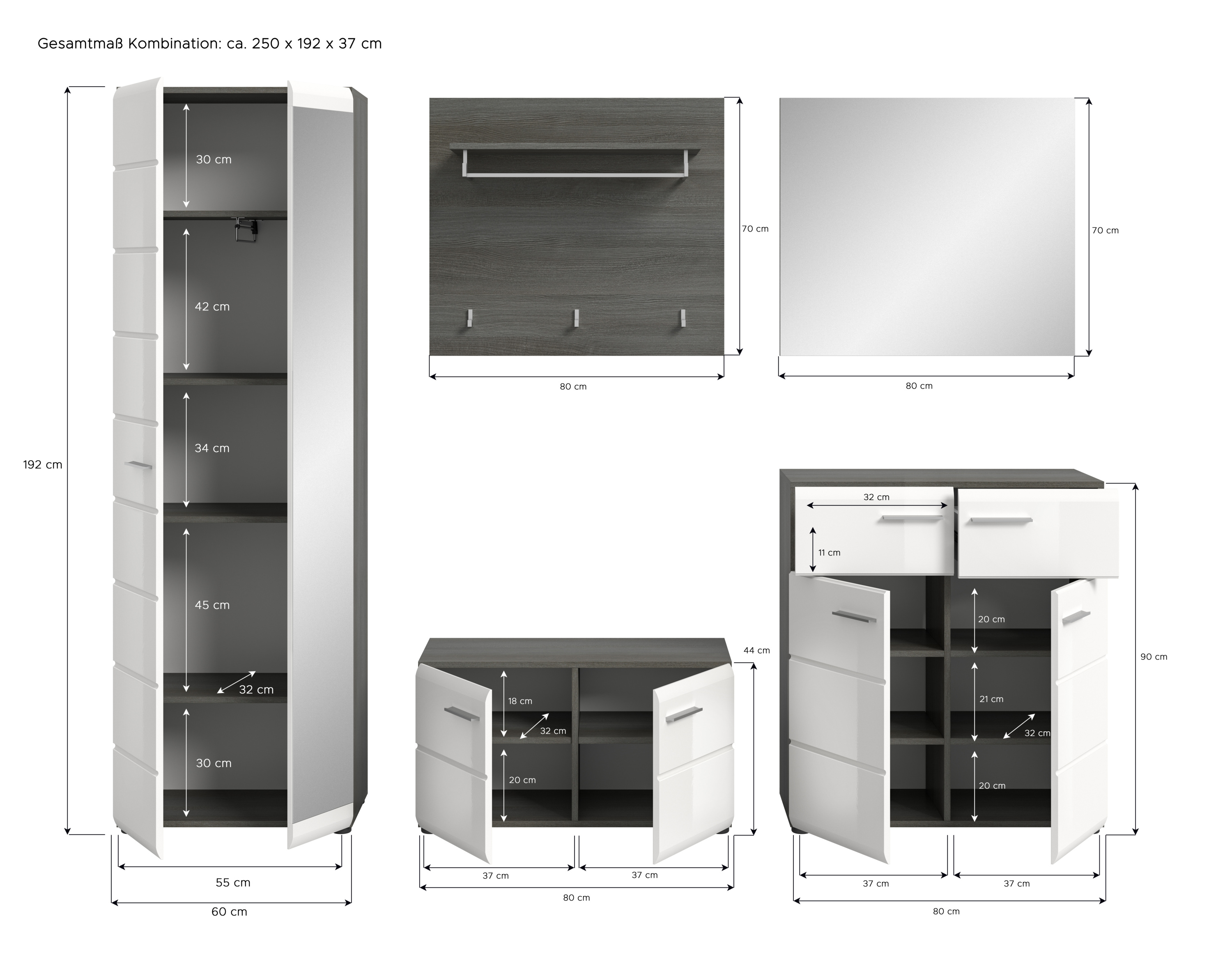 Garderobe SALSA