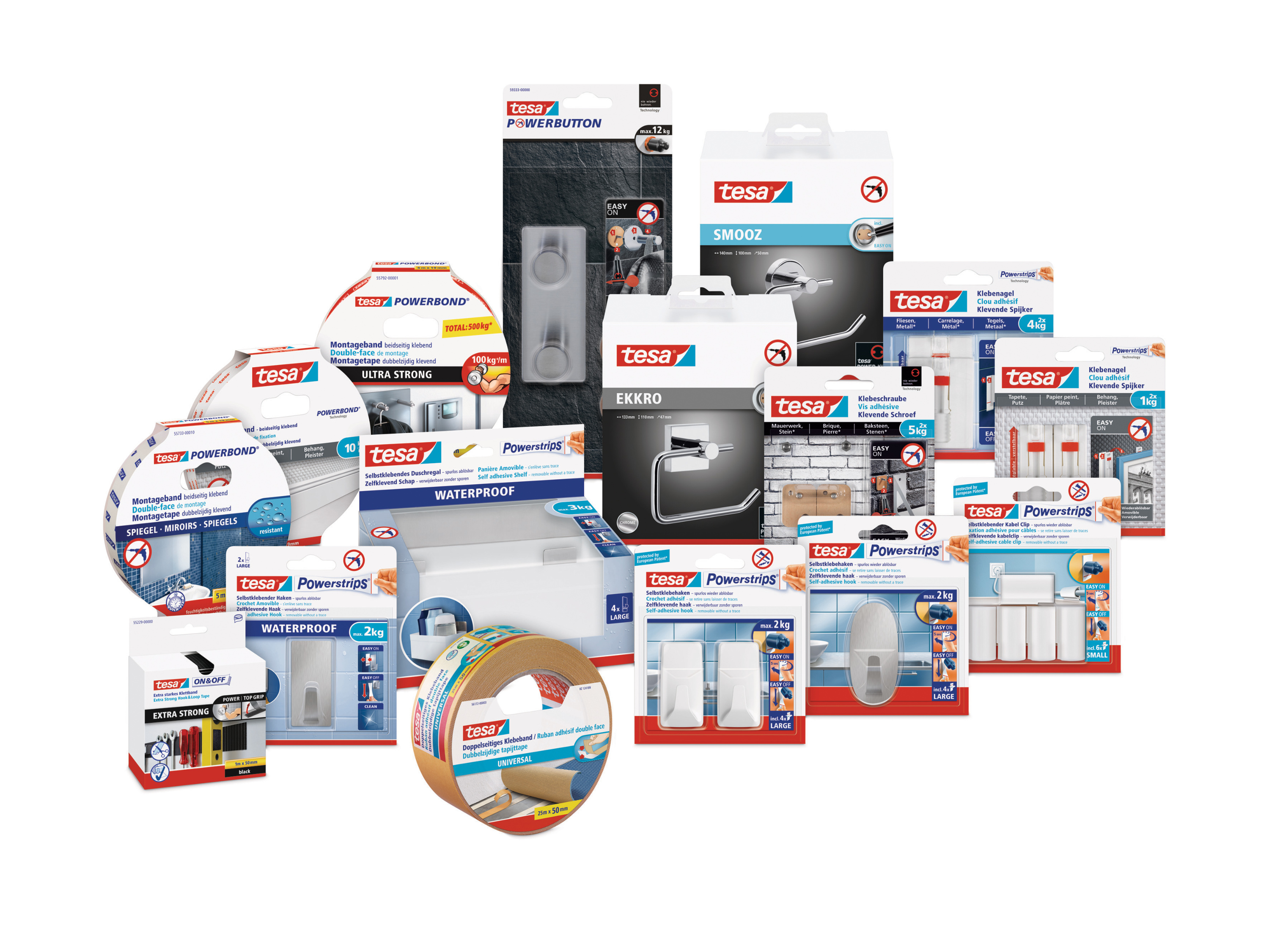Haken tesa POWERSTRIPS