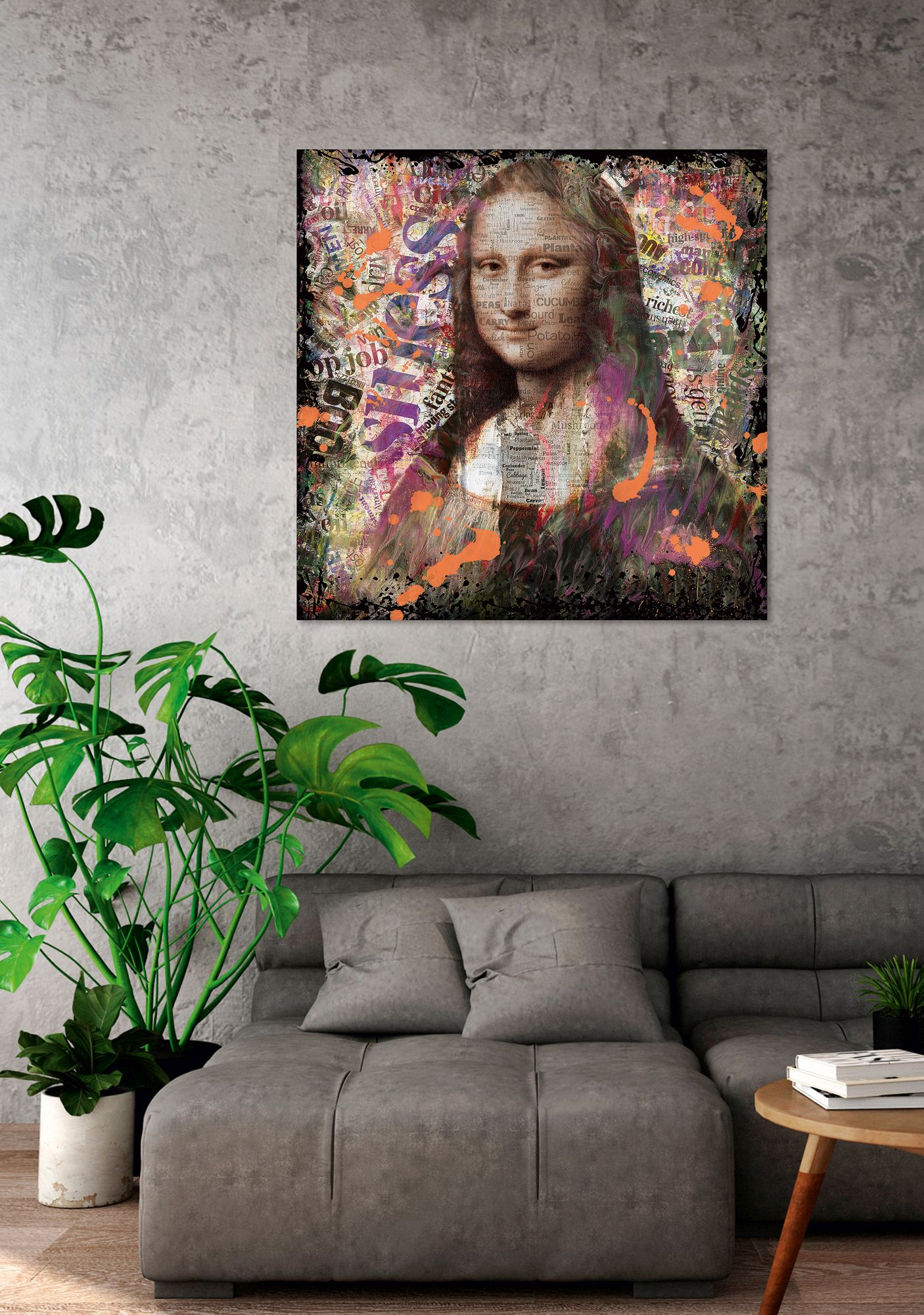 Glasbild MONA LISA