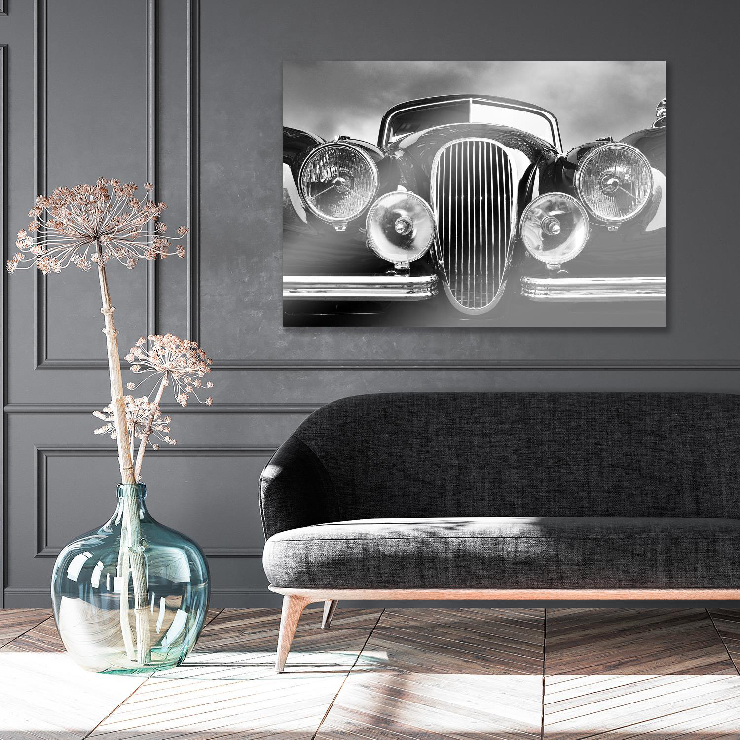 Alu-Dibond Bild Abstrakte Cars