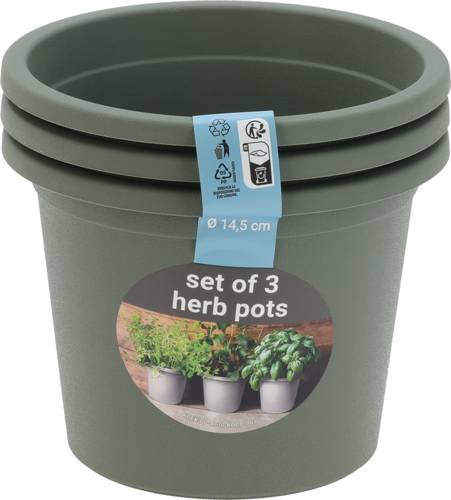 Pflanzgefäß-Set CASA 3-teilig