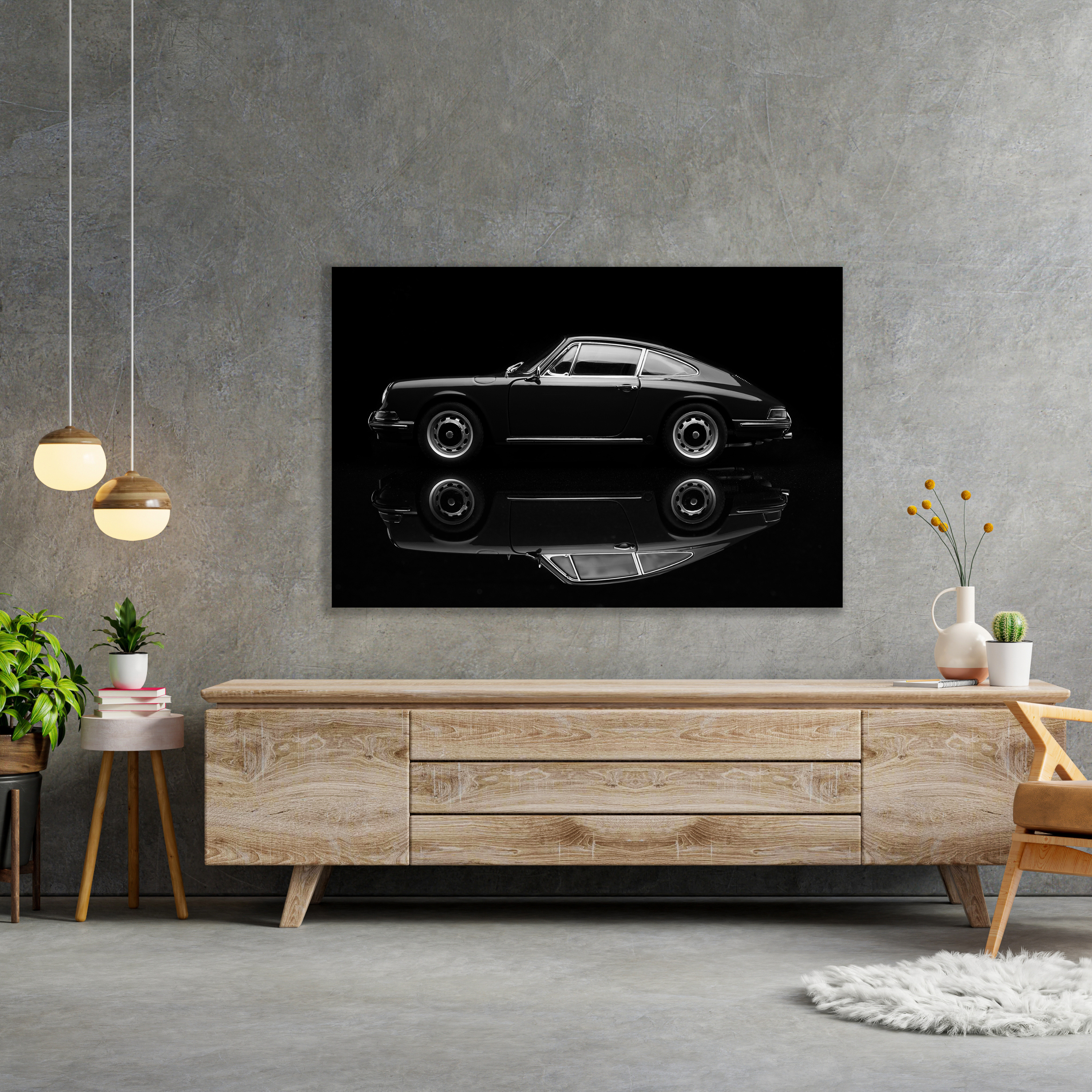 Alu-Dibond Bild Abstrakte Cars