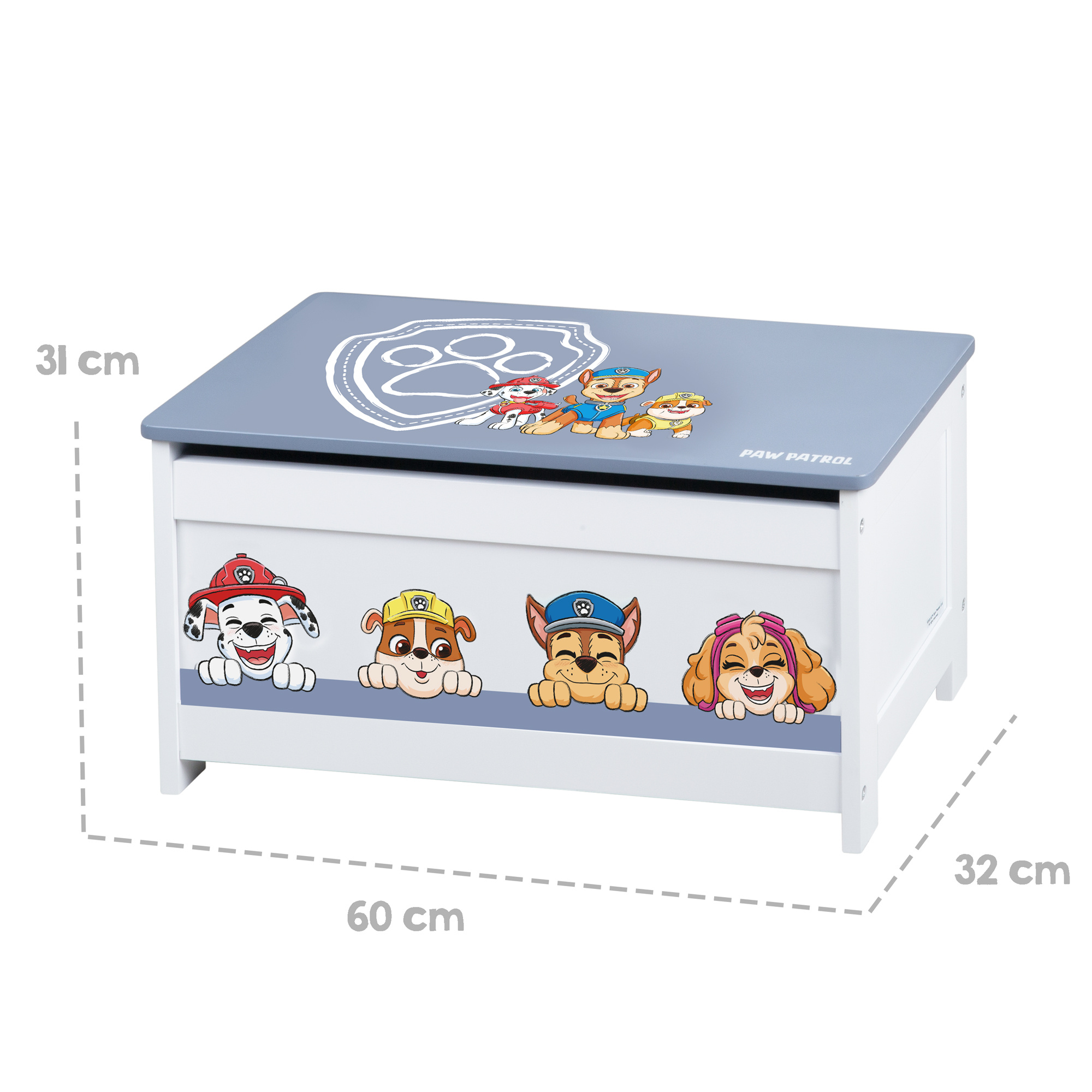 Kindertruhenbank roba PAW PATROL