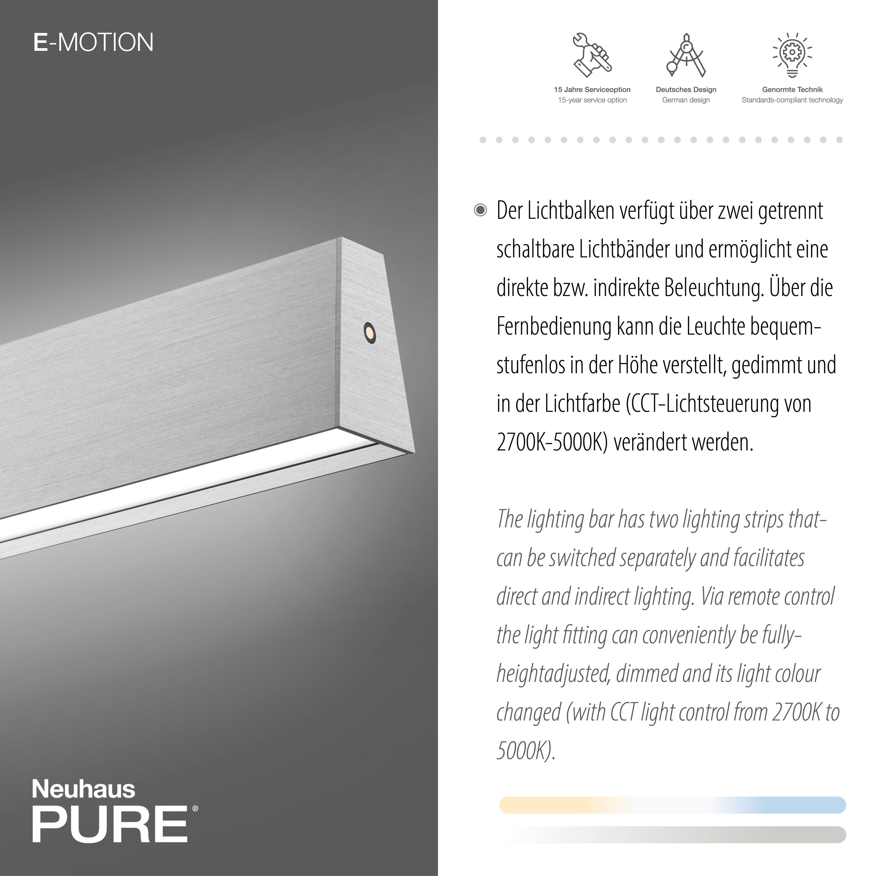 Pendelleuchte PURE E-MOTION
