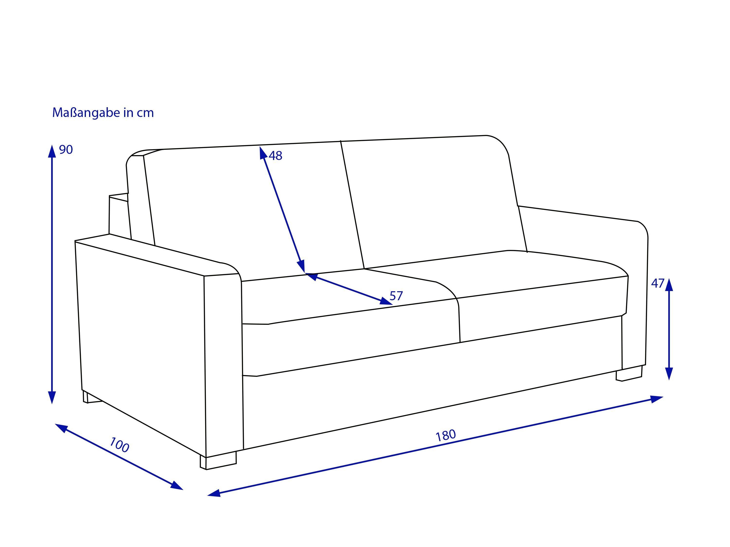 Schlafsofa Elastoform RIKE