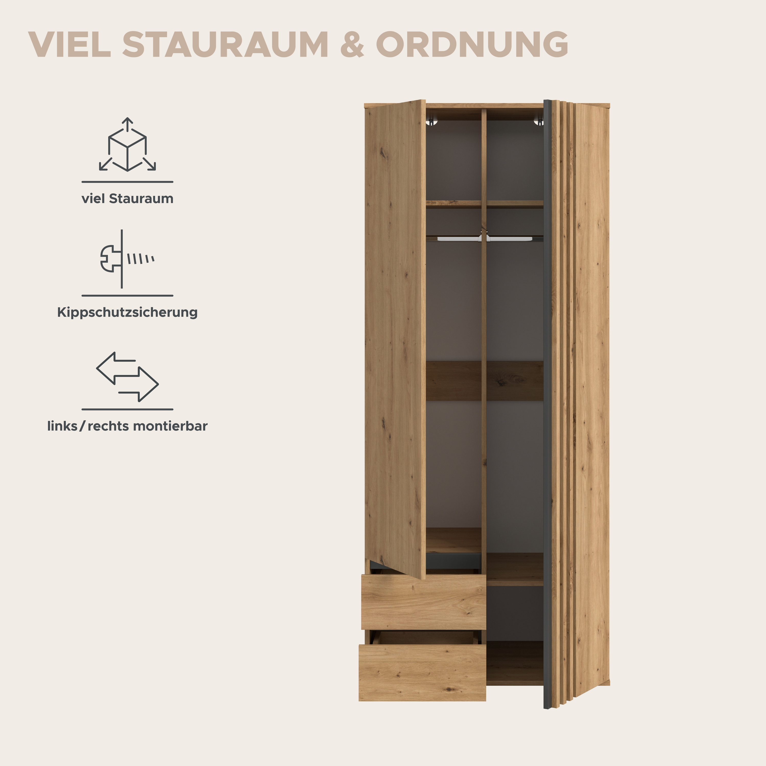 Kleiderschrank TOFTA