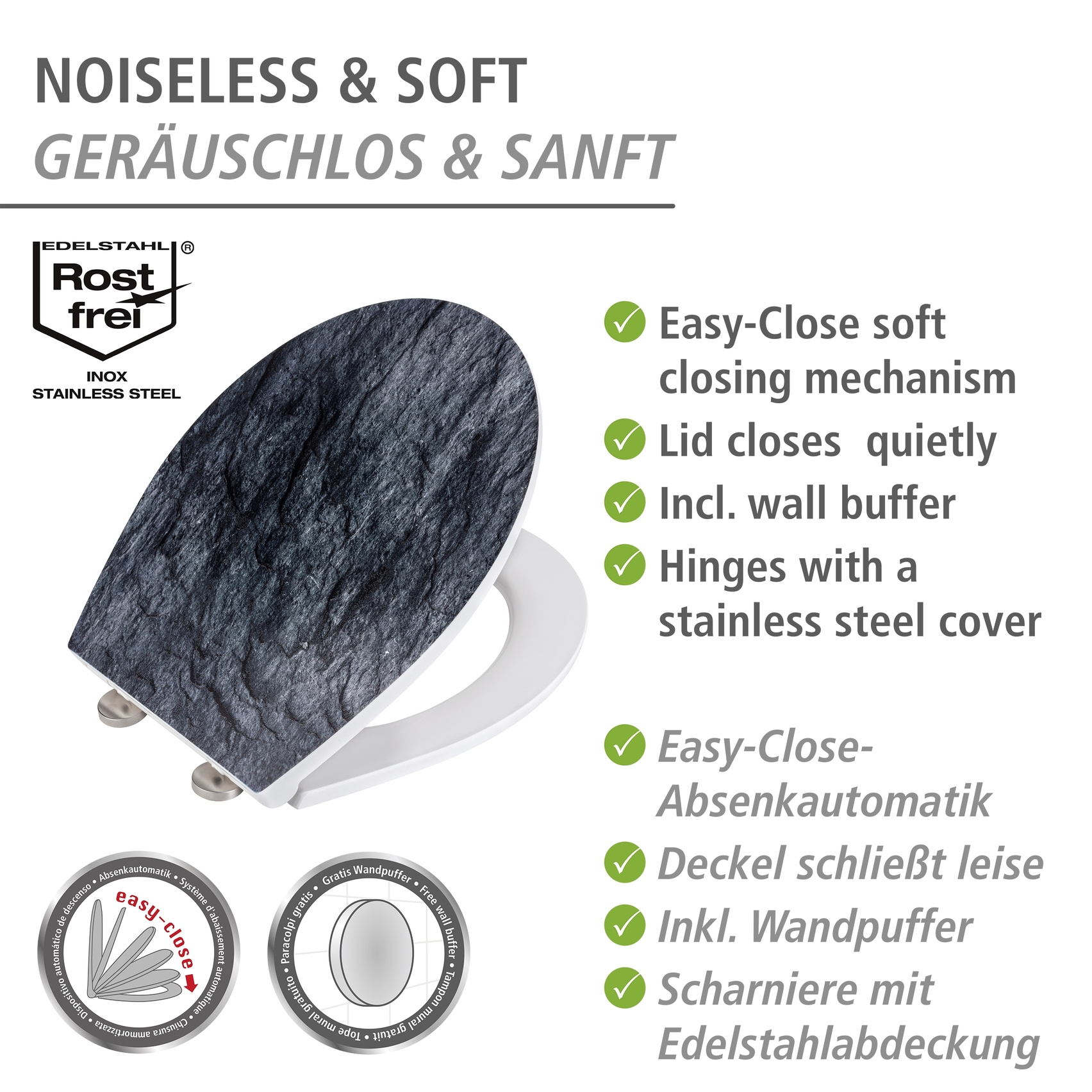 WC-Sitz SLATE ROCK