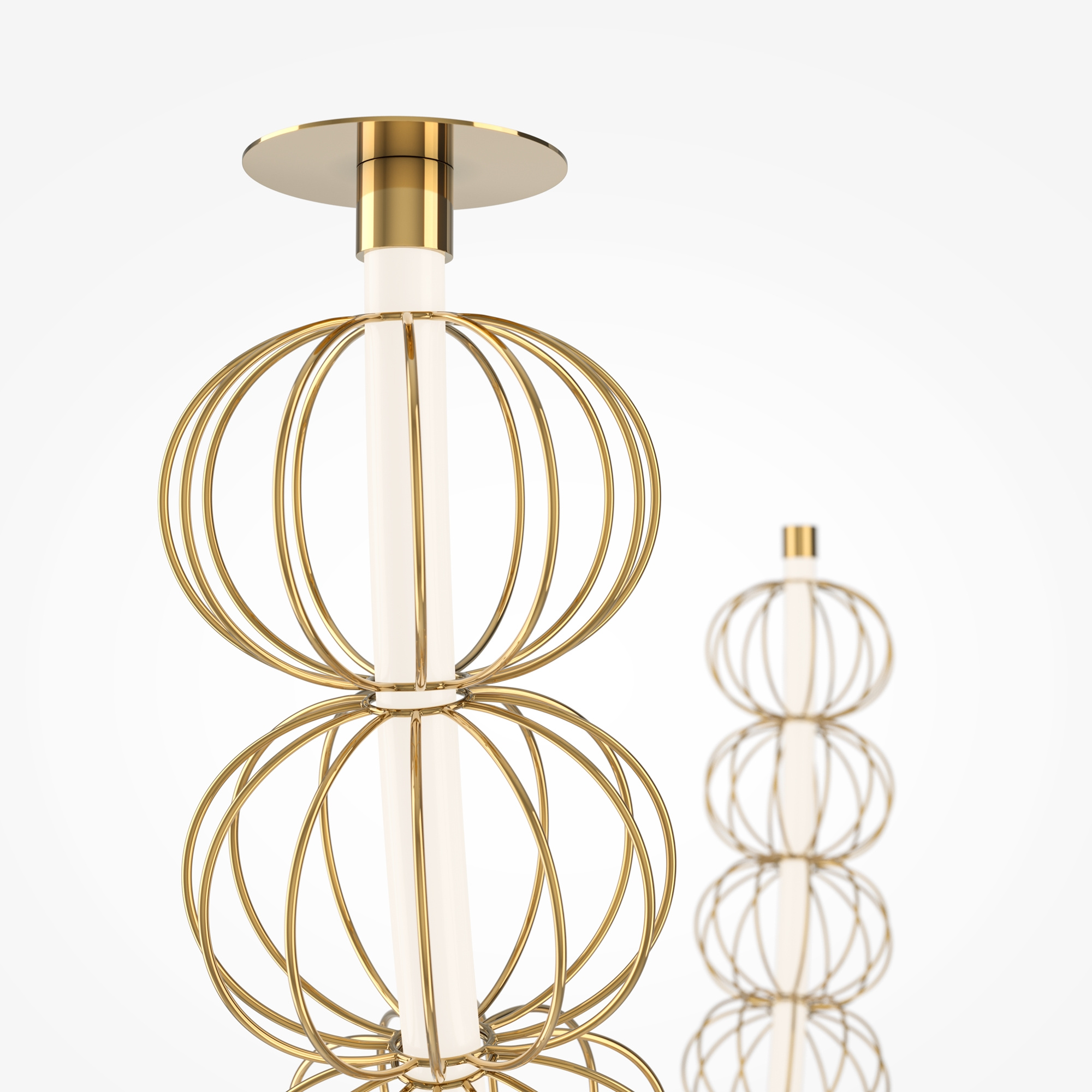 Pendelleuchte GOLDEN CAGE