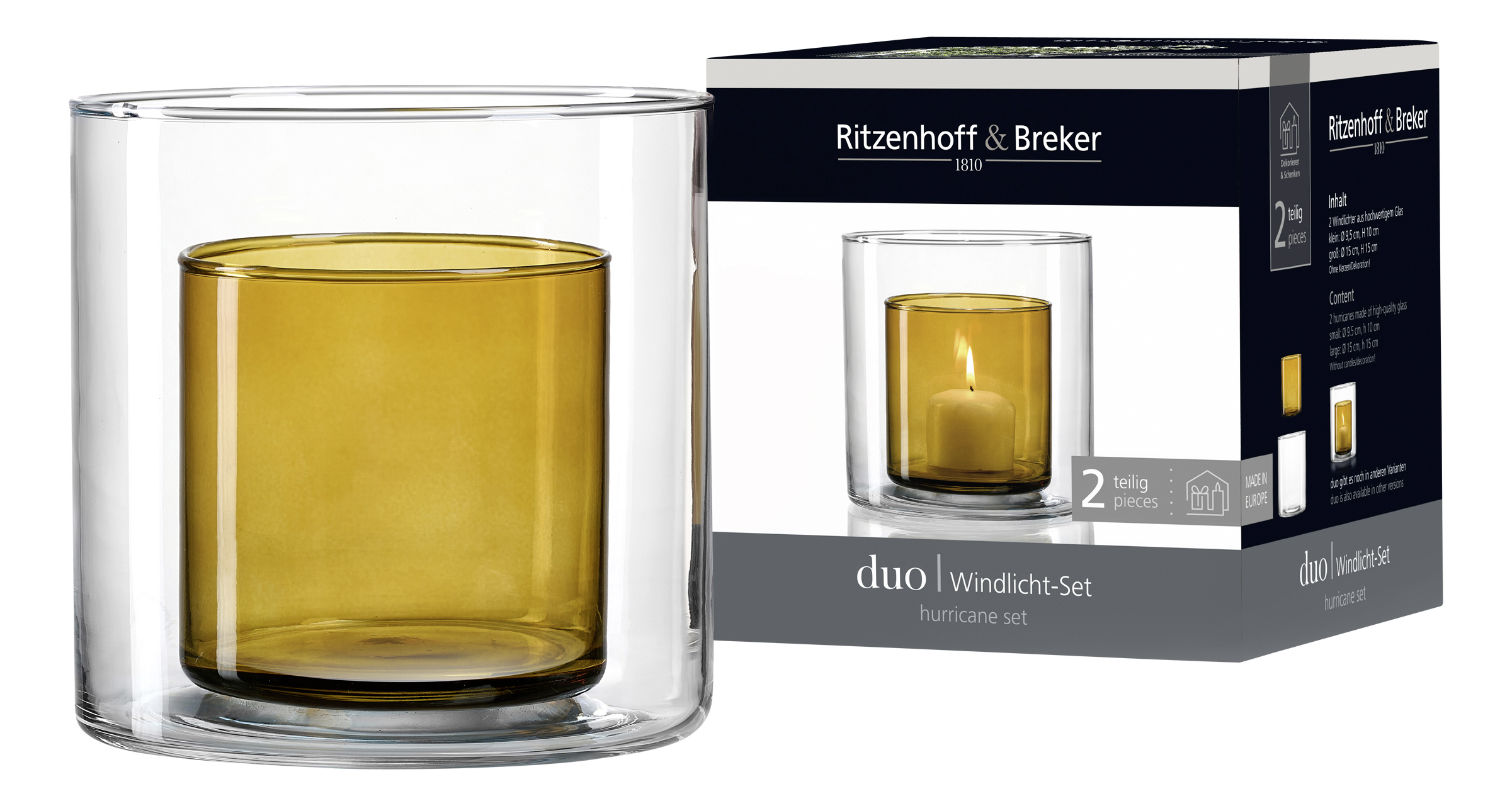 Windlicht DUO