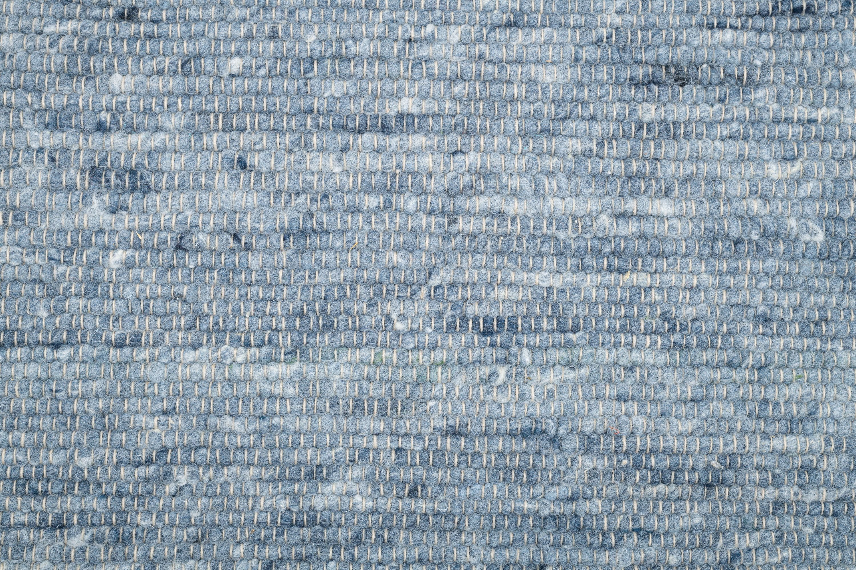 Teppich WOLLI blau