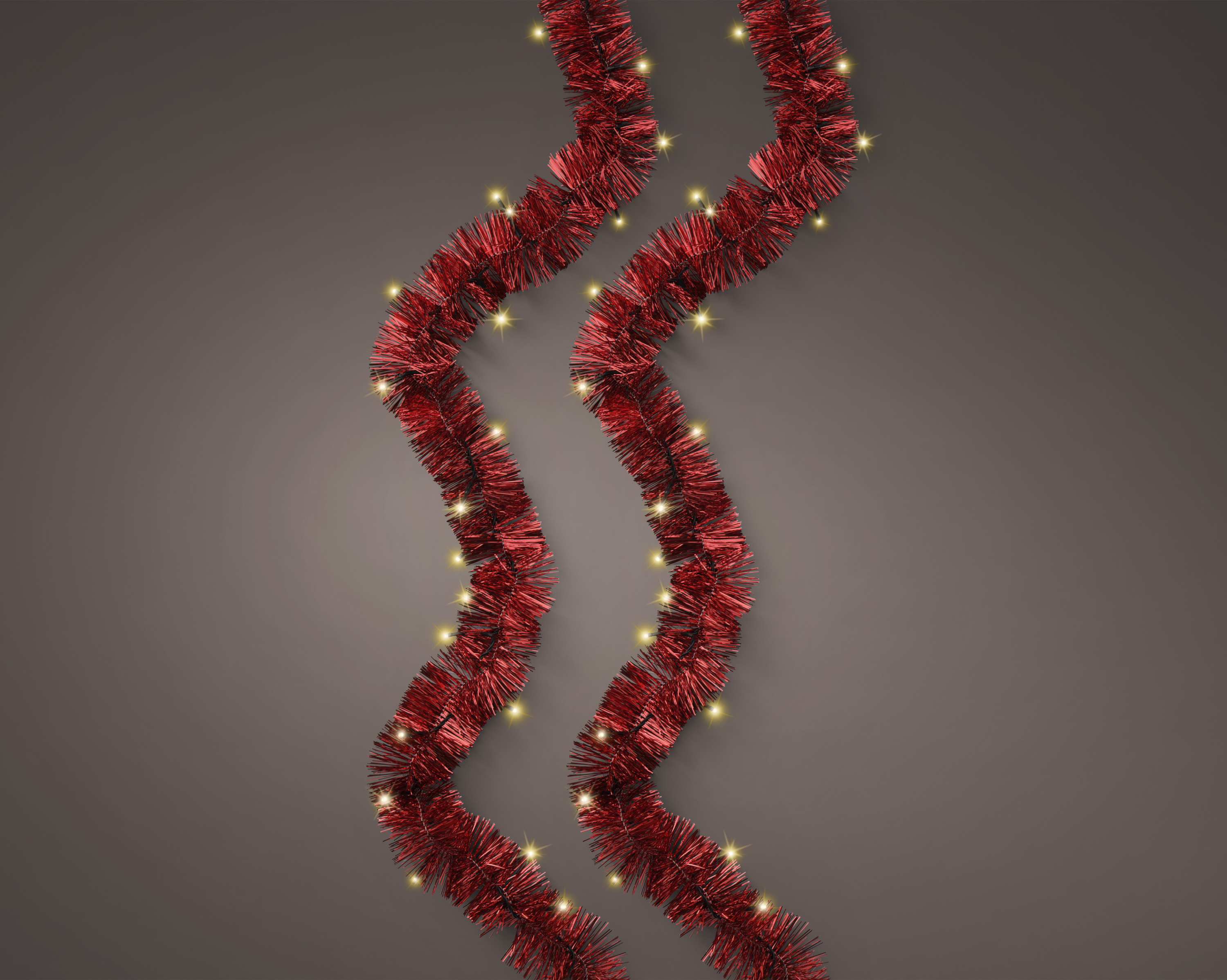 Girlande LED OUTDOOR rot