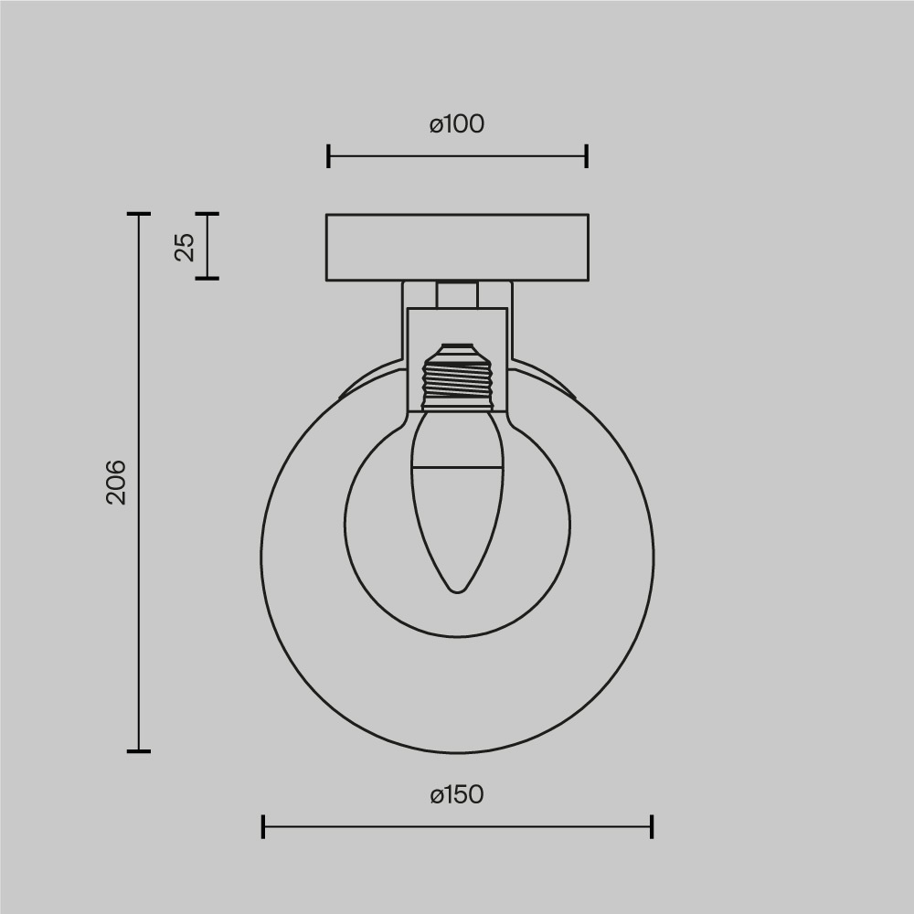 Wandleuchte BASIC FORM
