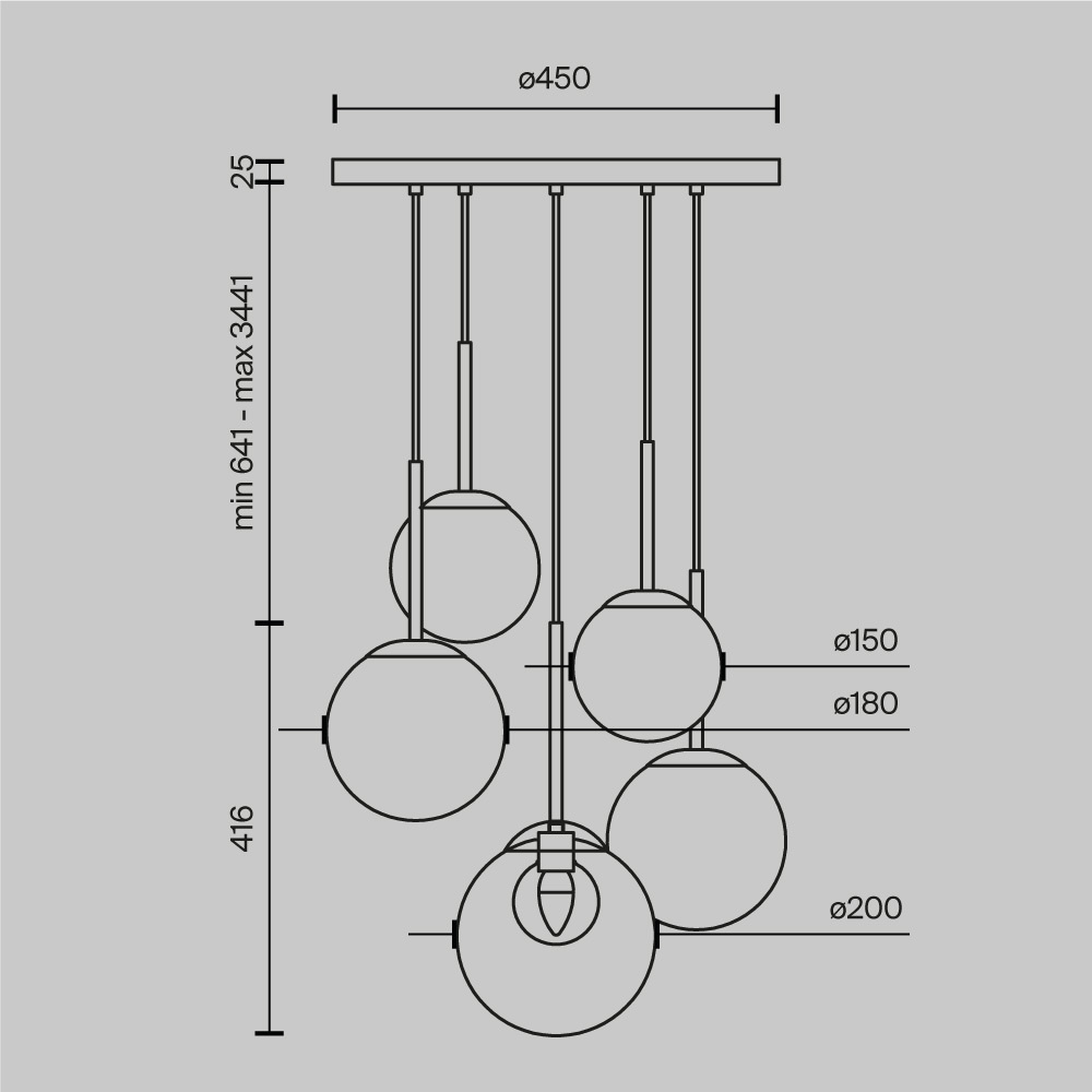 Pendelleuchte BASIC FORM