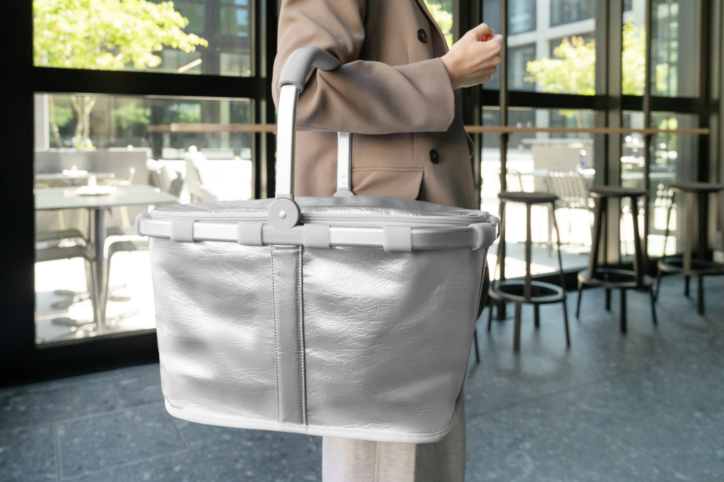 carrybag reisenthel - SILVER crackle