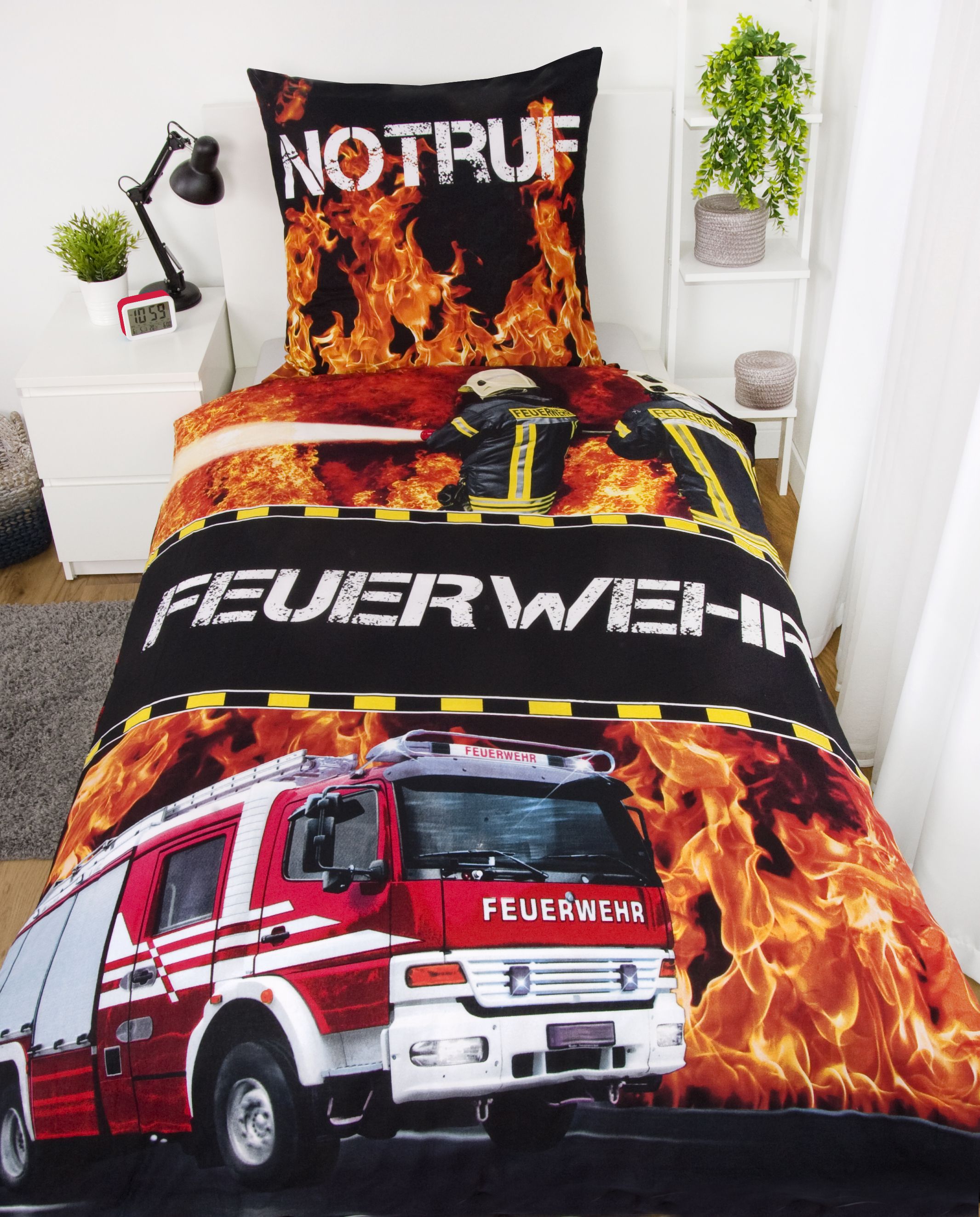 Bettwäsche Renforcé FEUERWEHR