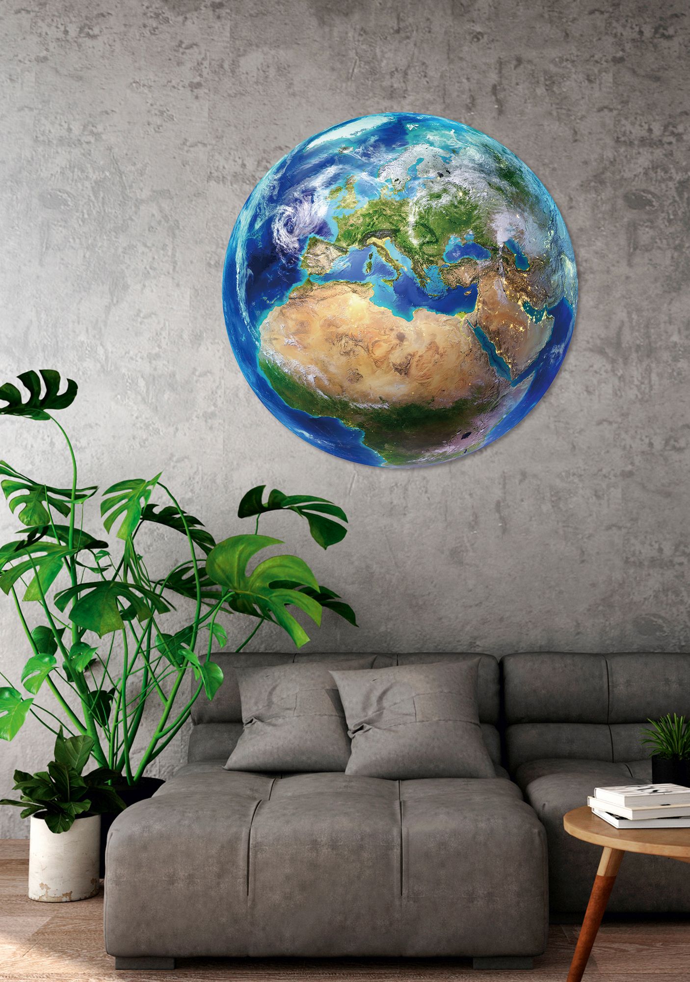 Glasbild DIE WELT