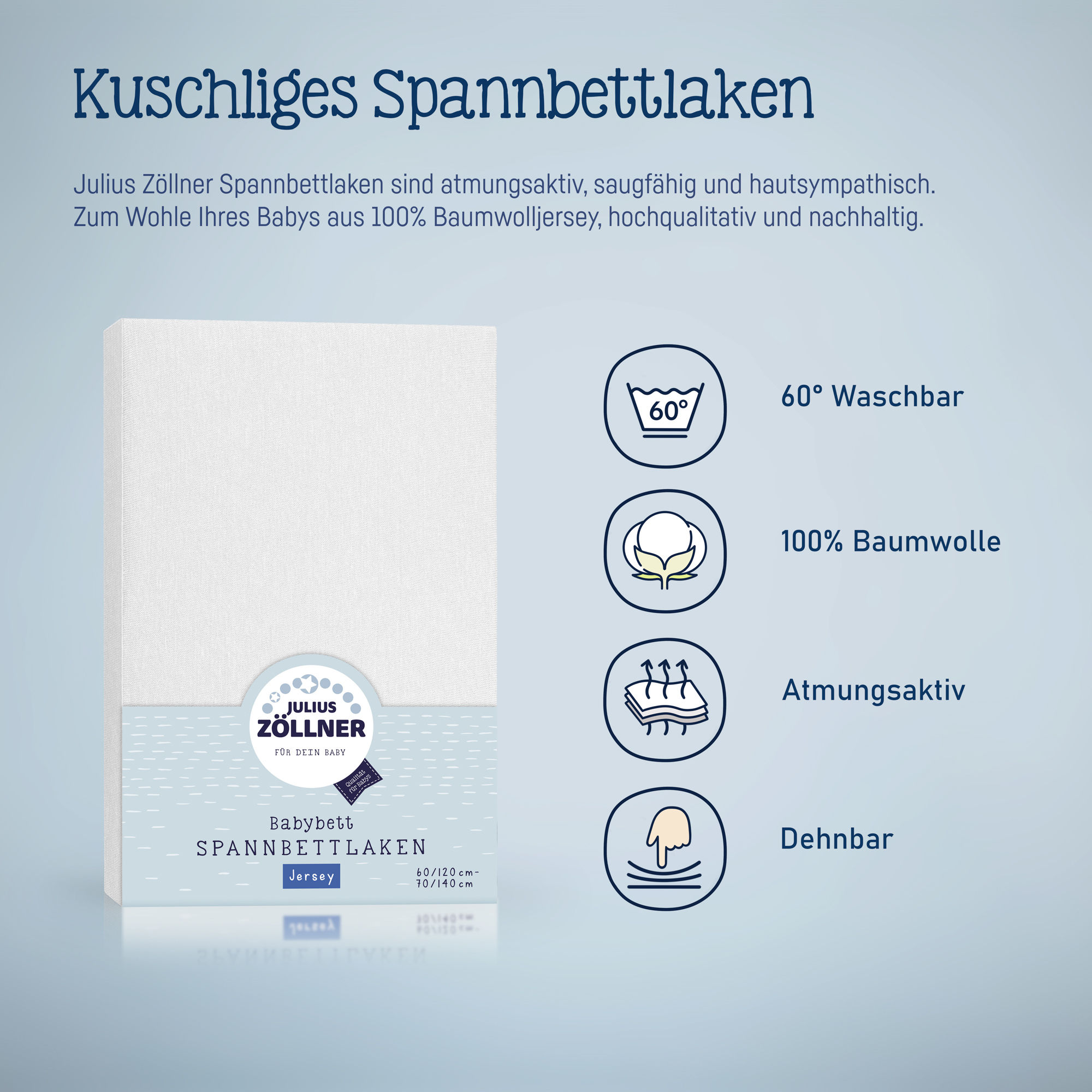Spannbettlaken ZÖLLNER Jersey