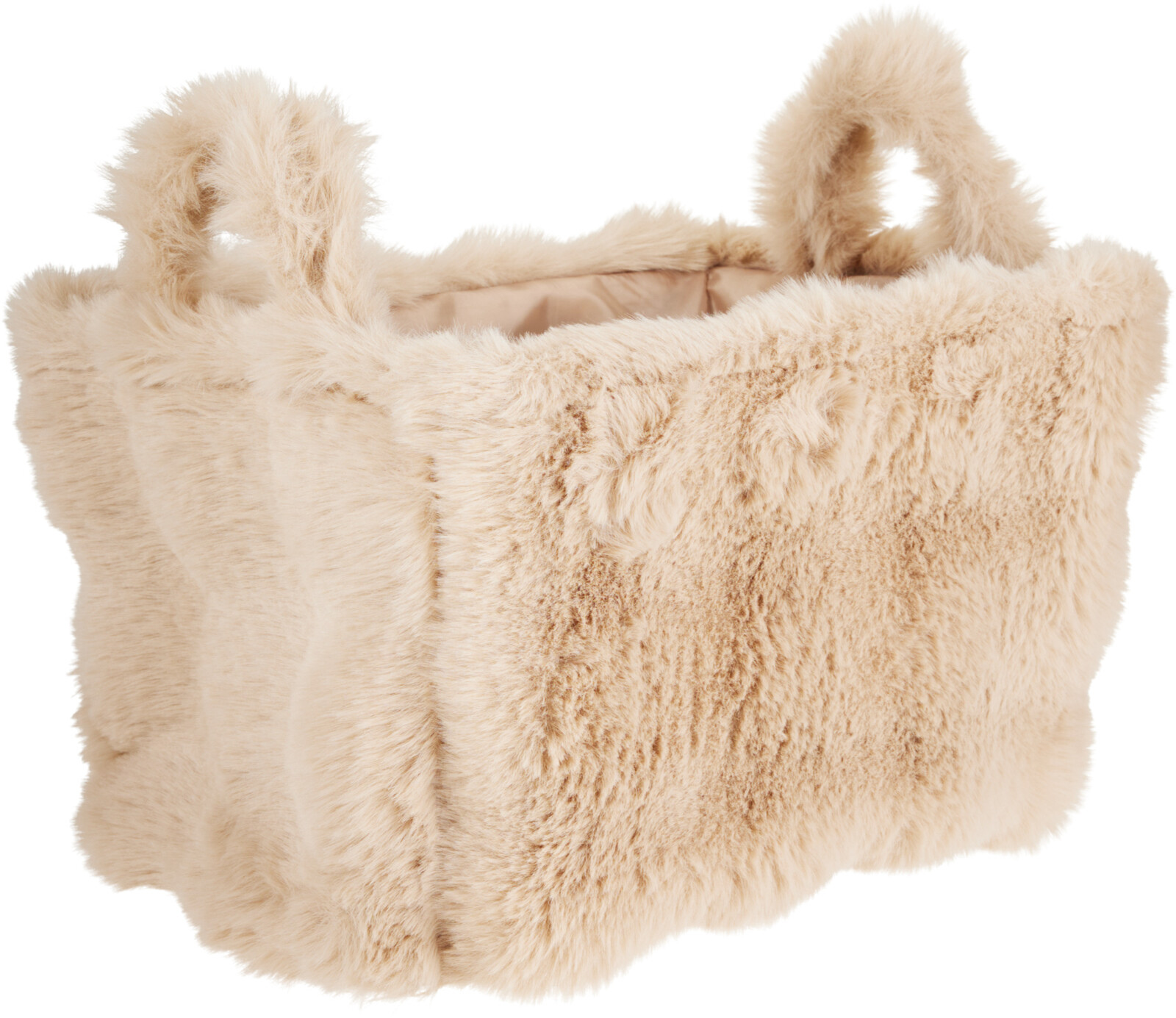 Korb FLUFFY taupe
