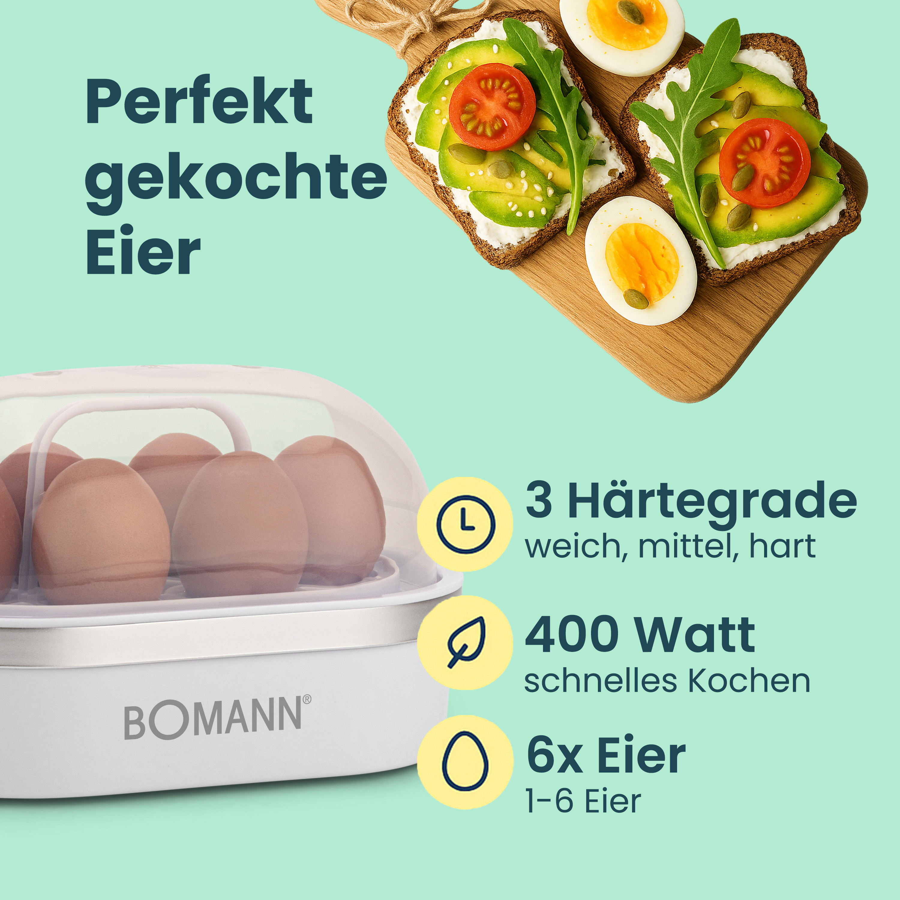 Eierkocher EGG weiß