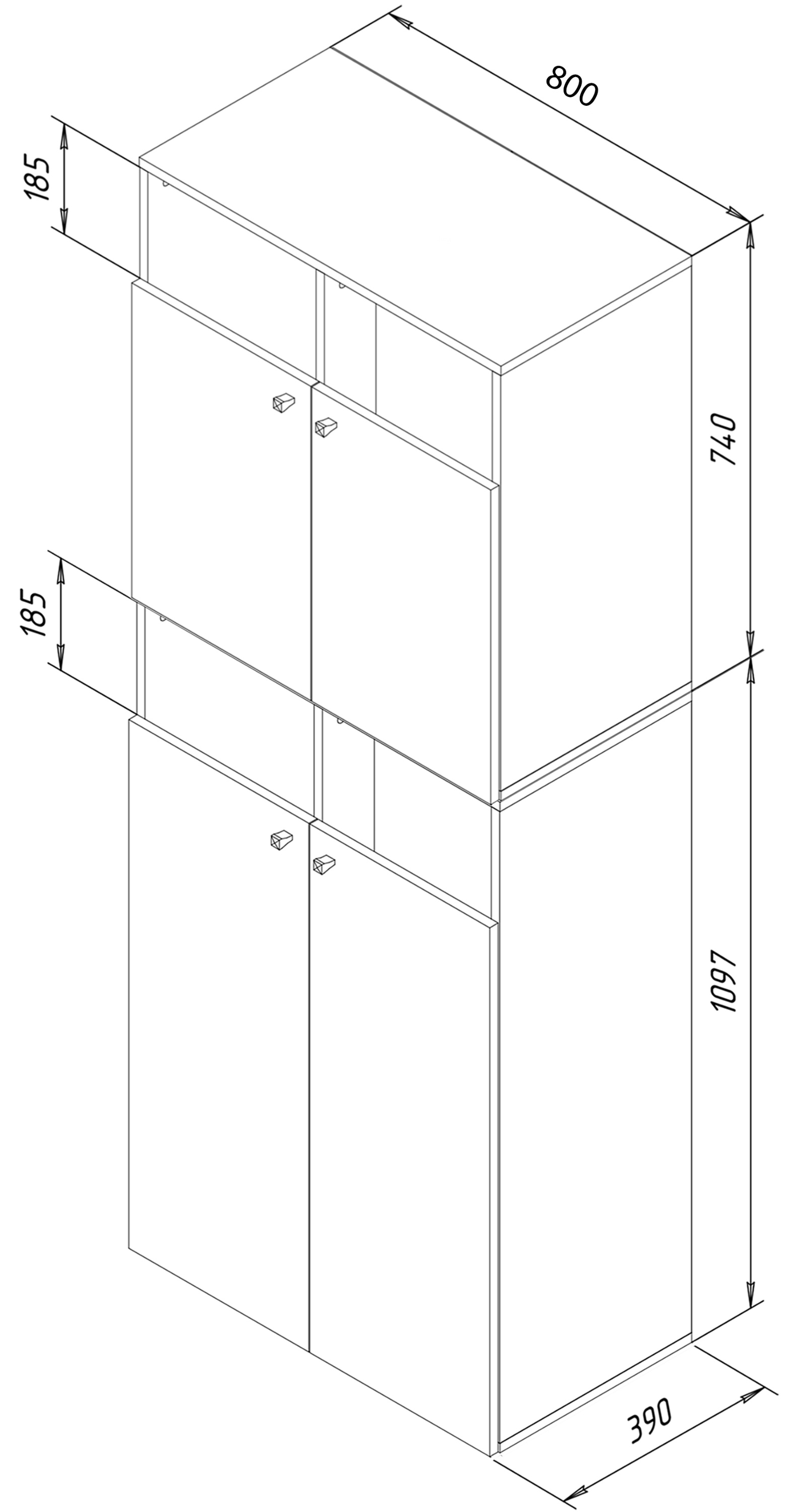 Wäscheschrank DRESO