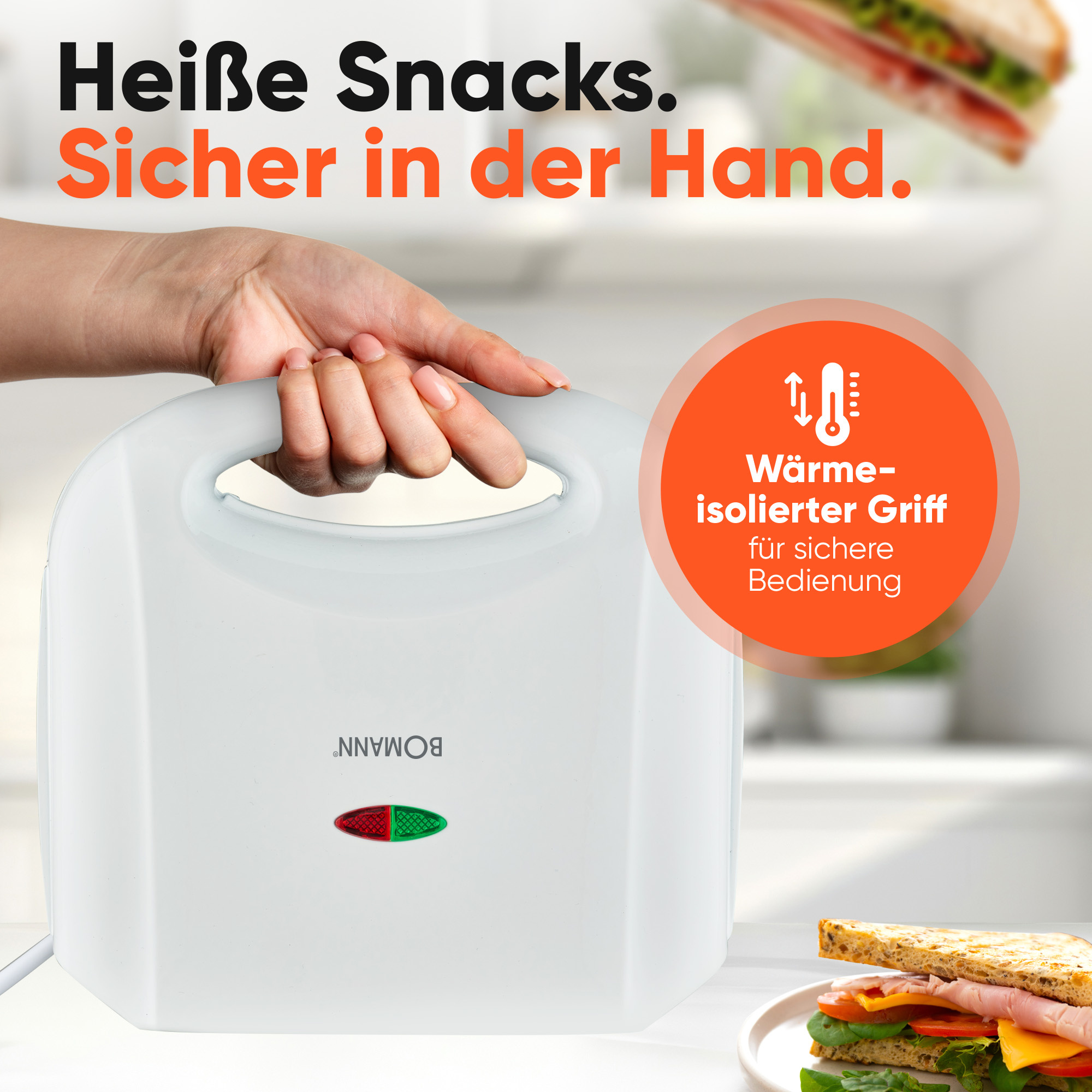 Sandwichtoaster WHITE