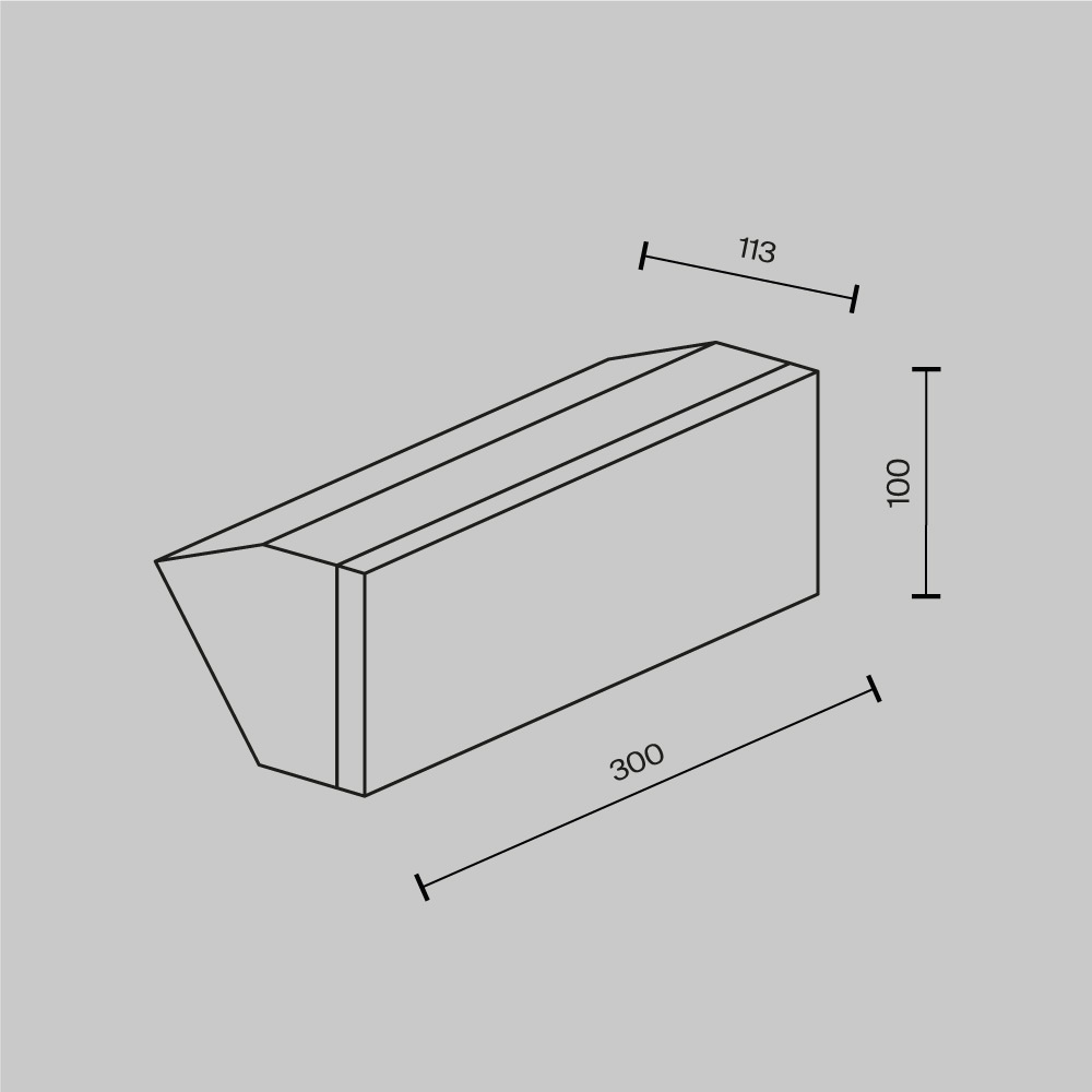 Wandleuchte BRICK