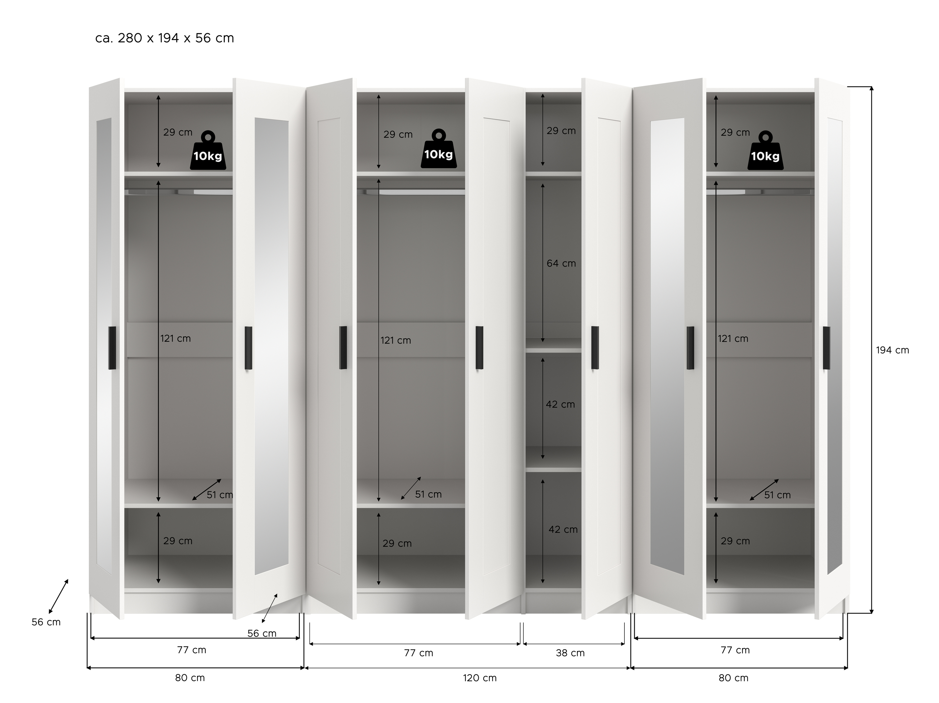 Kleiderschrank VISBY