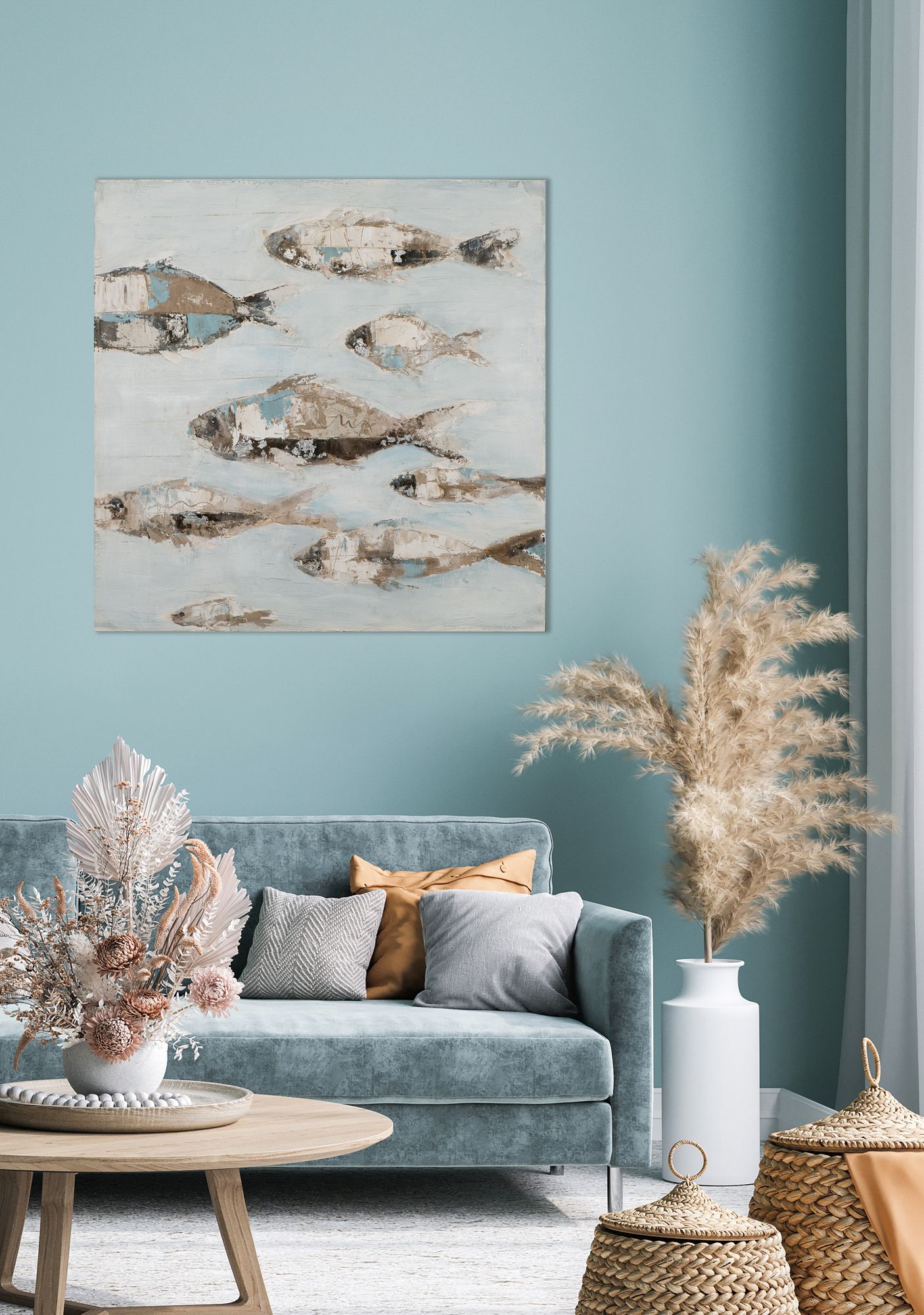 Gemälde FISCHSCHWARM