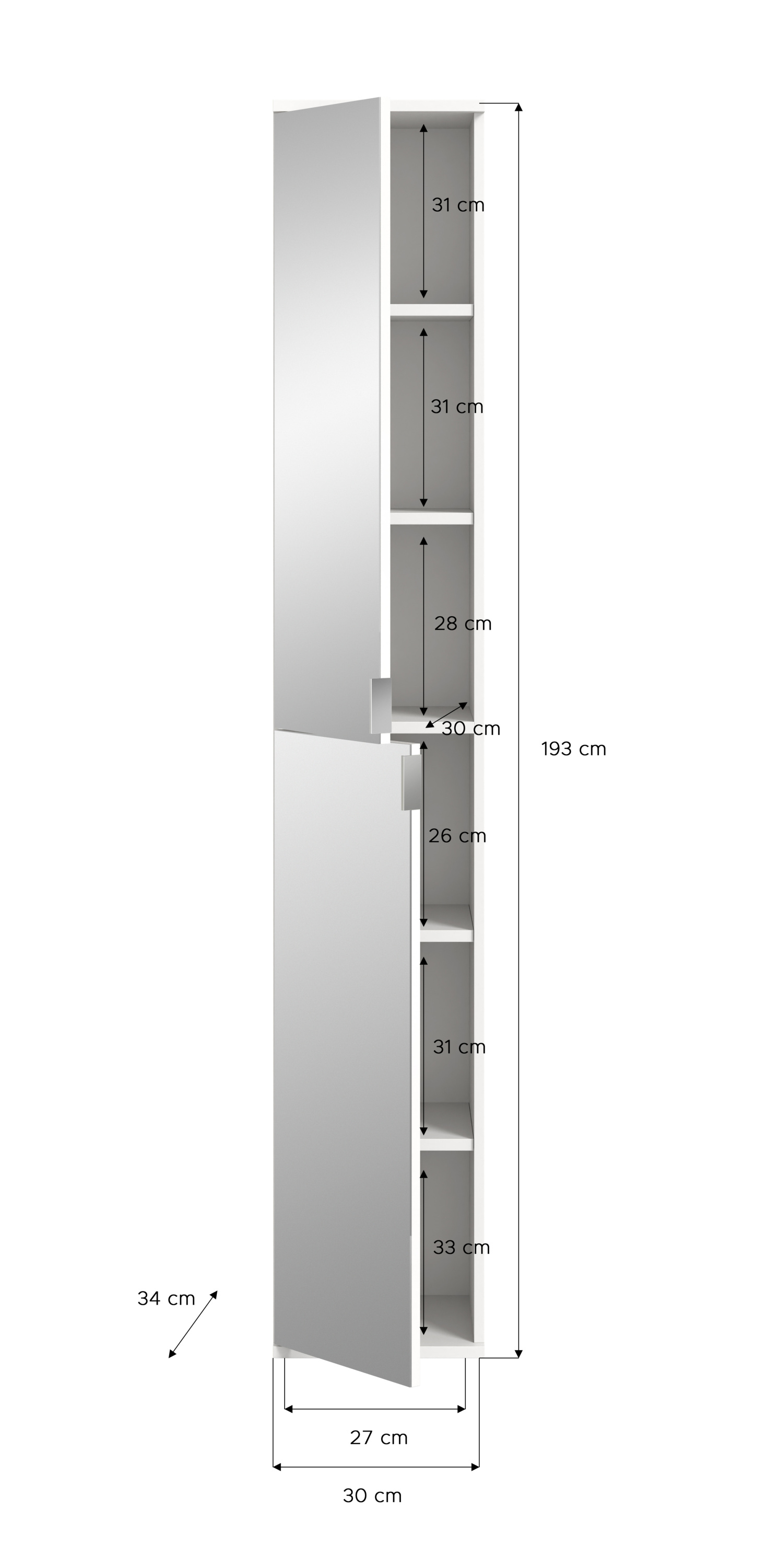 Spiegelschrank PROJEKT X