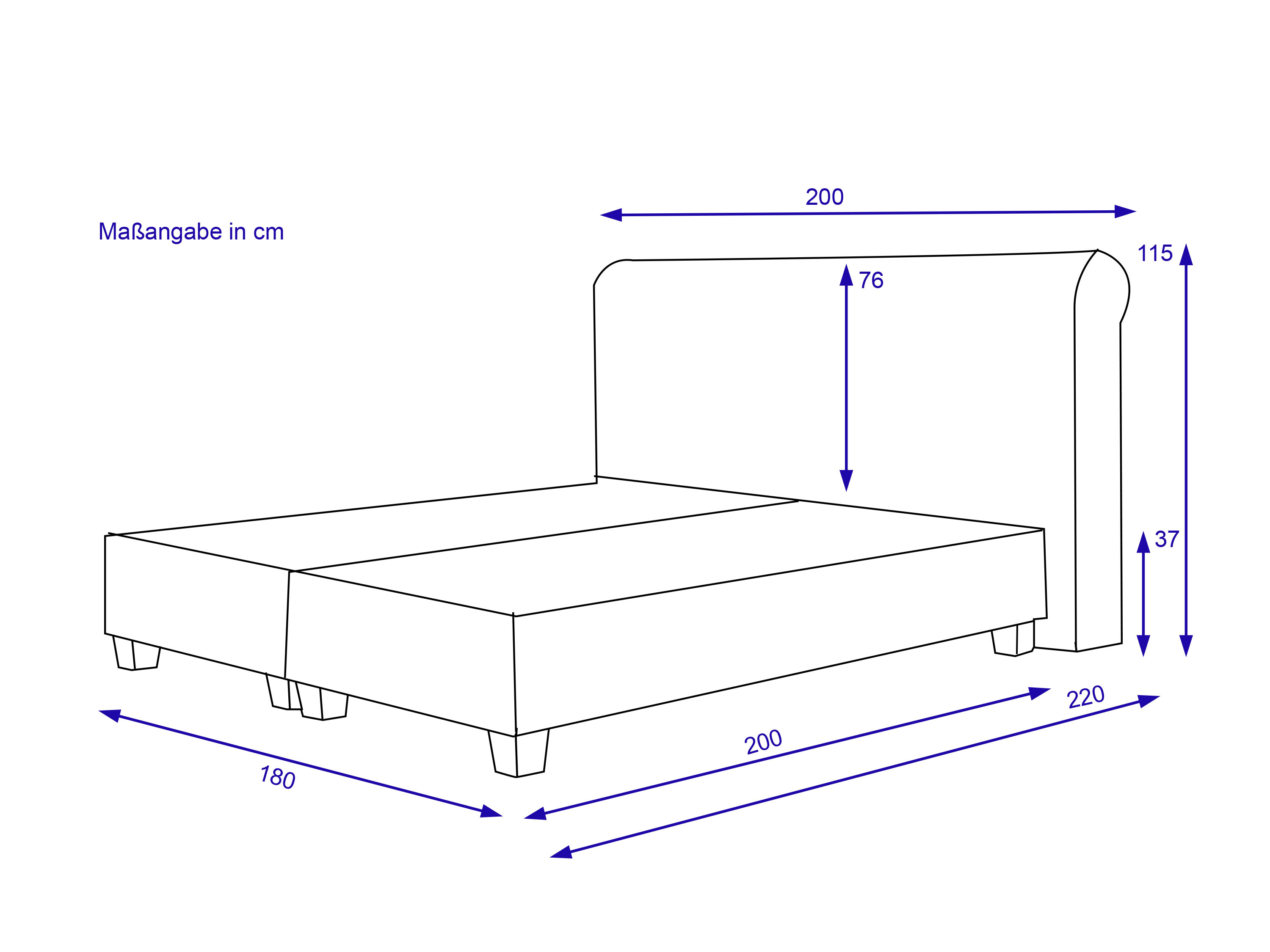 Boxspringbett LIV\\\'IN LUANDA
