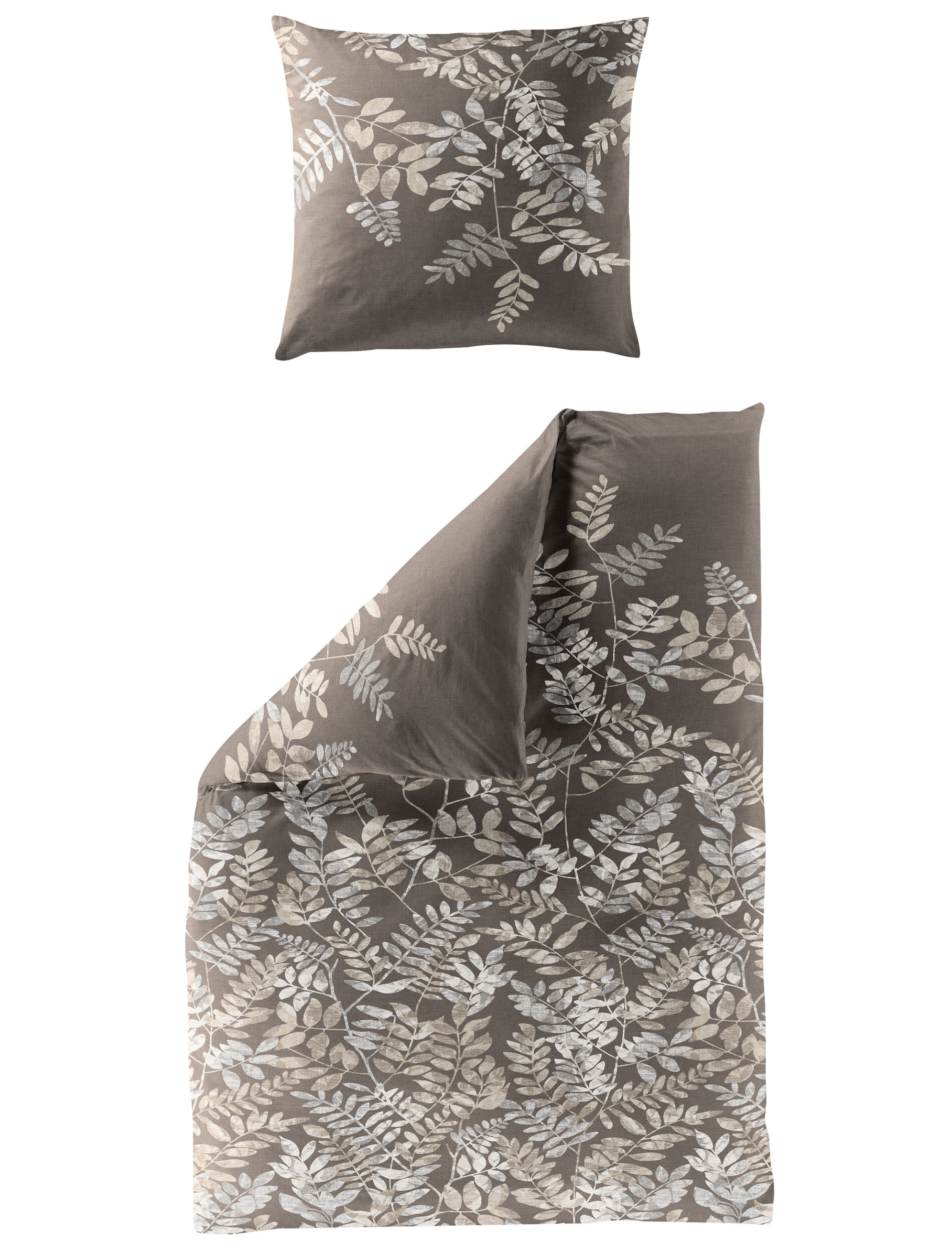 Bettwäsche Biber braun