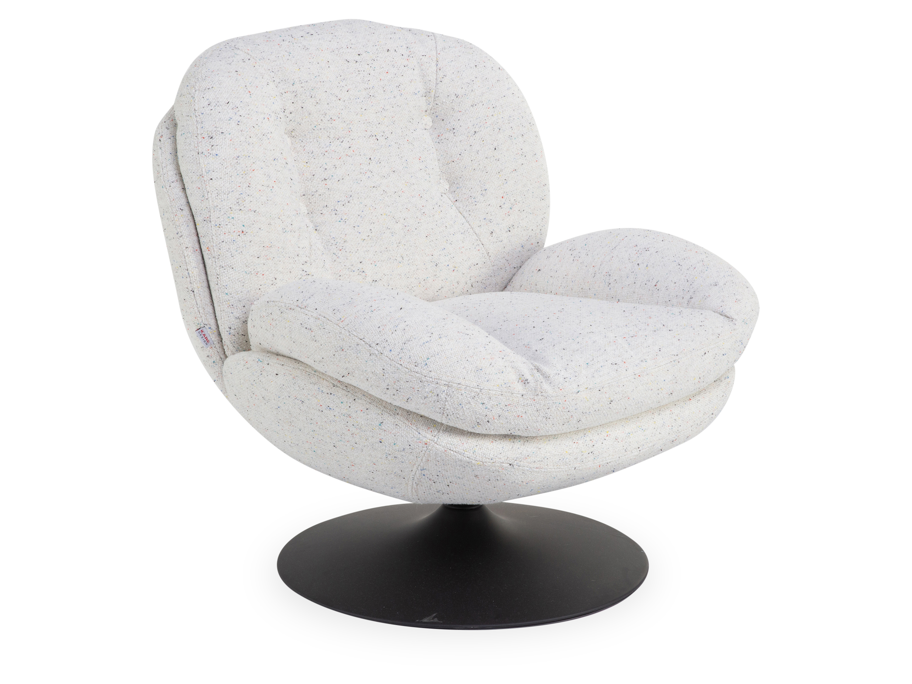 Drehsessel mit Hocker STANFORD