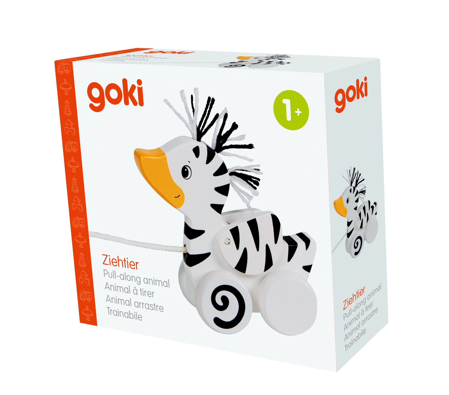 Ziehtier Zebra-Ente