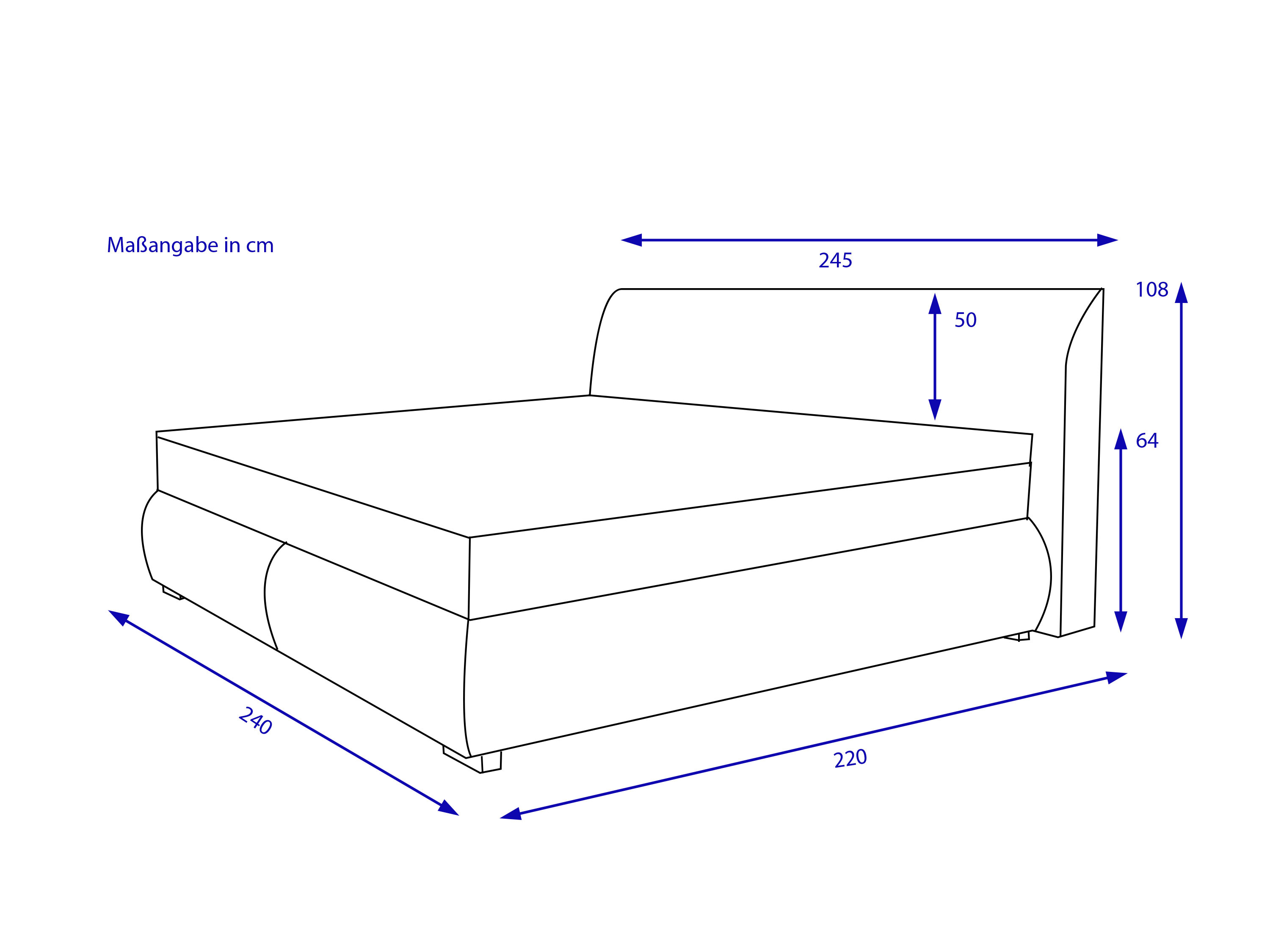 Boxspringbett FEDRA for Family