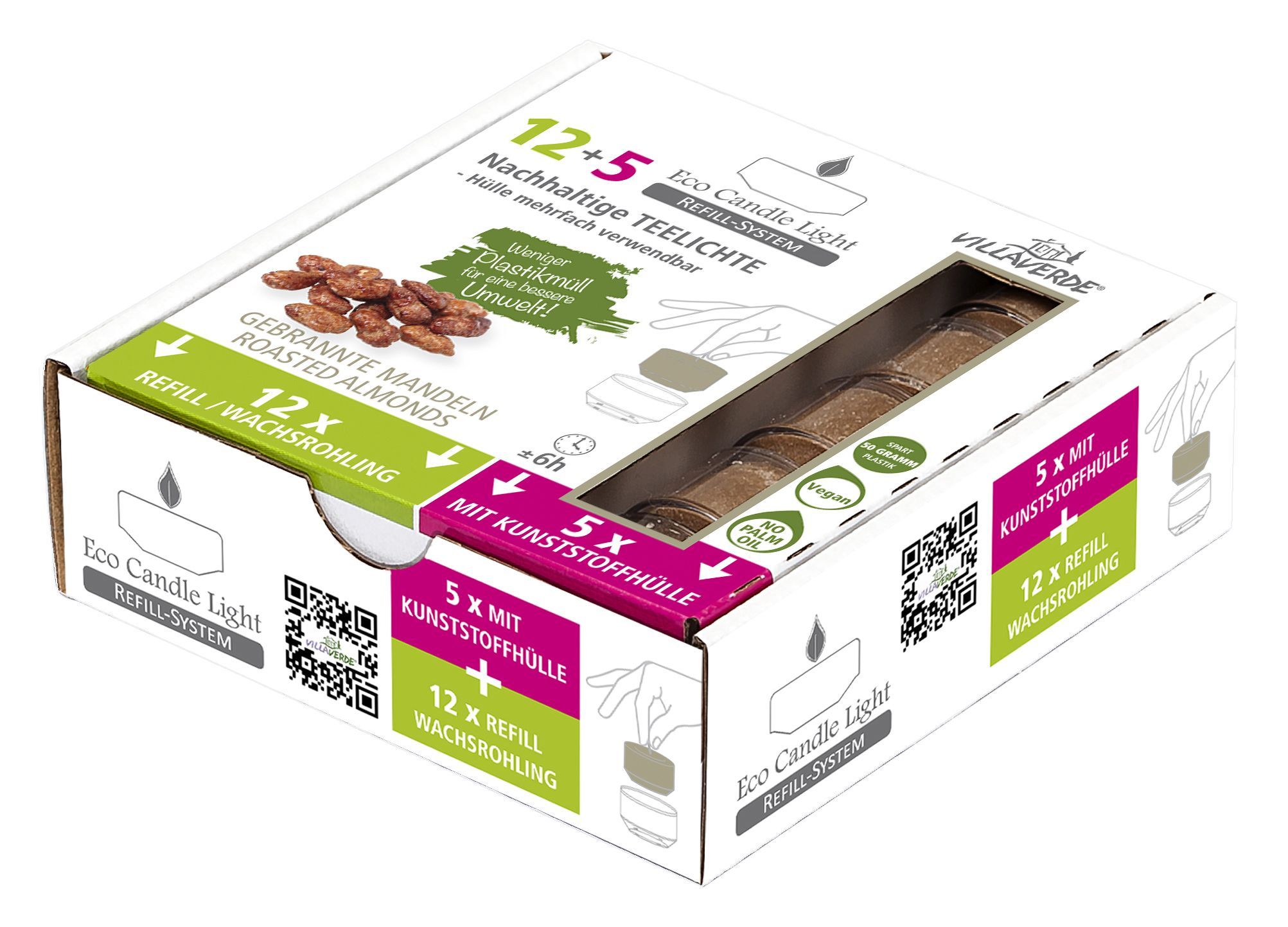 Duftteelichte REFILL MANDEL