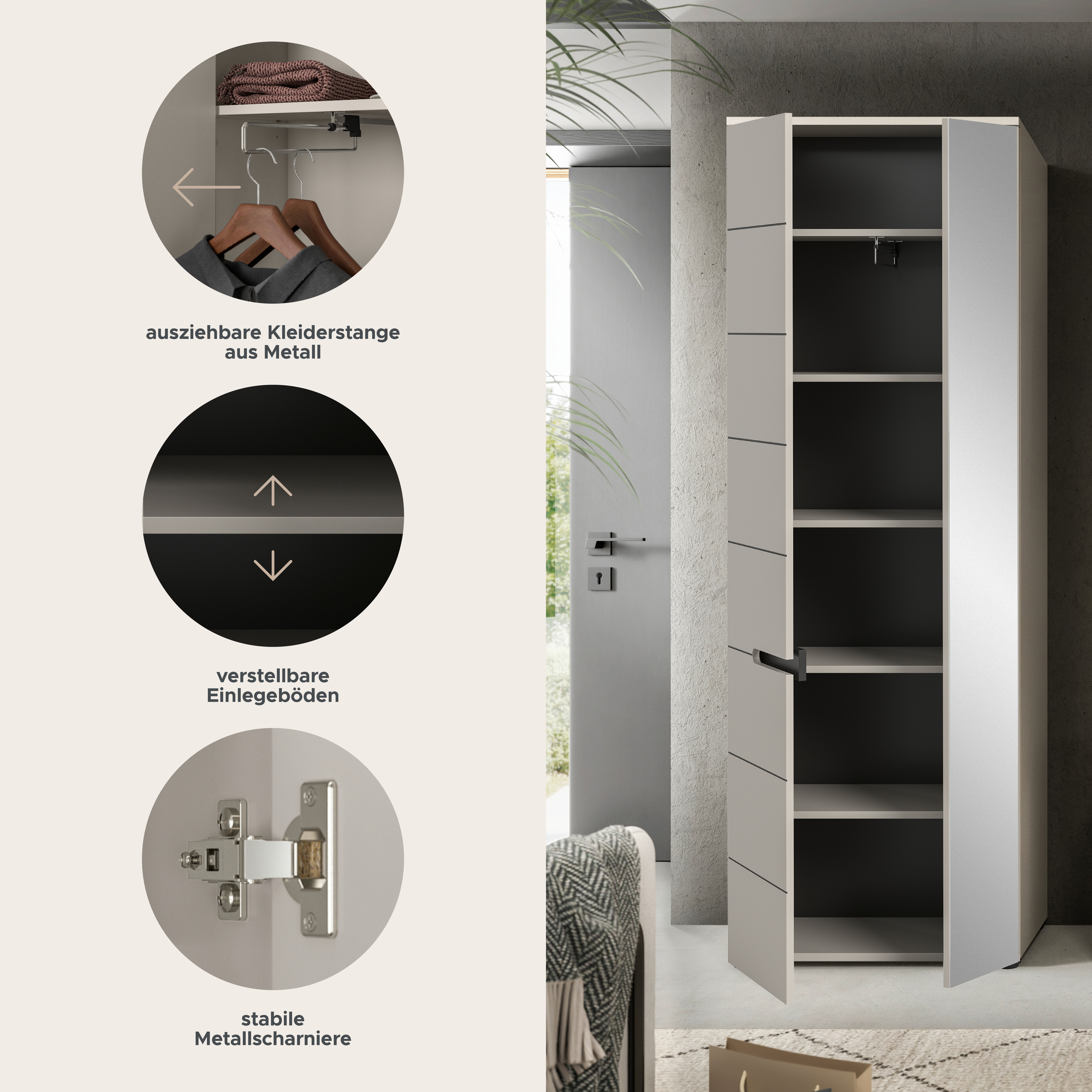 Garderobenschrank CANU