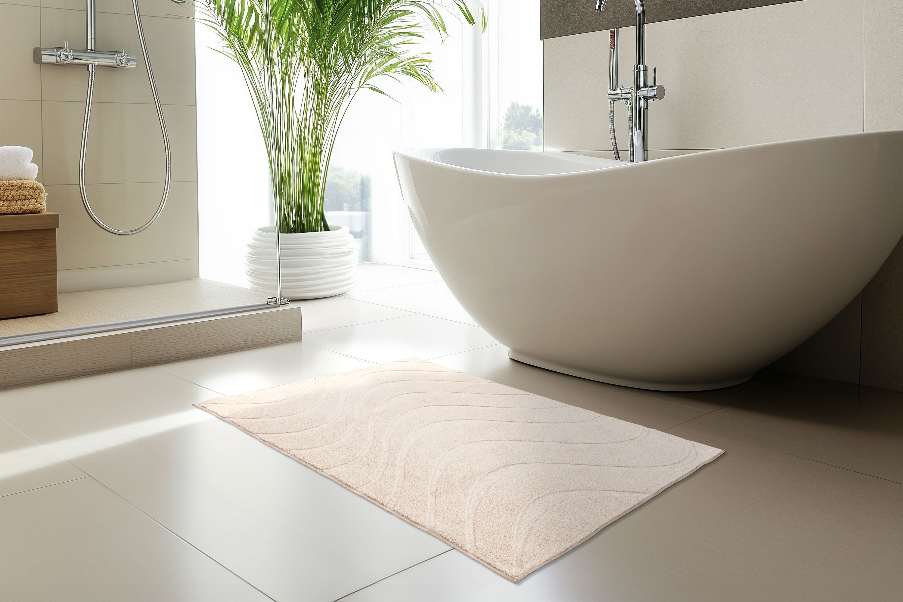 Badematte LINA beige