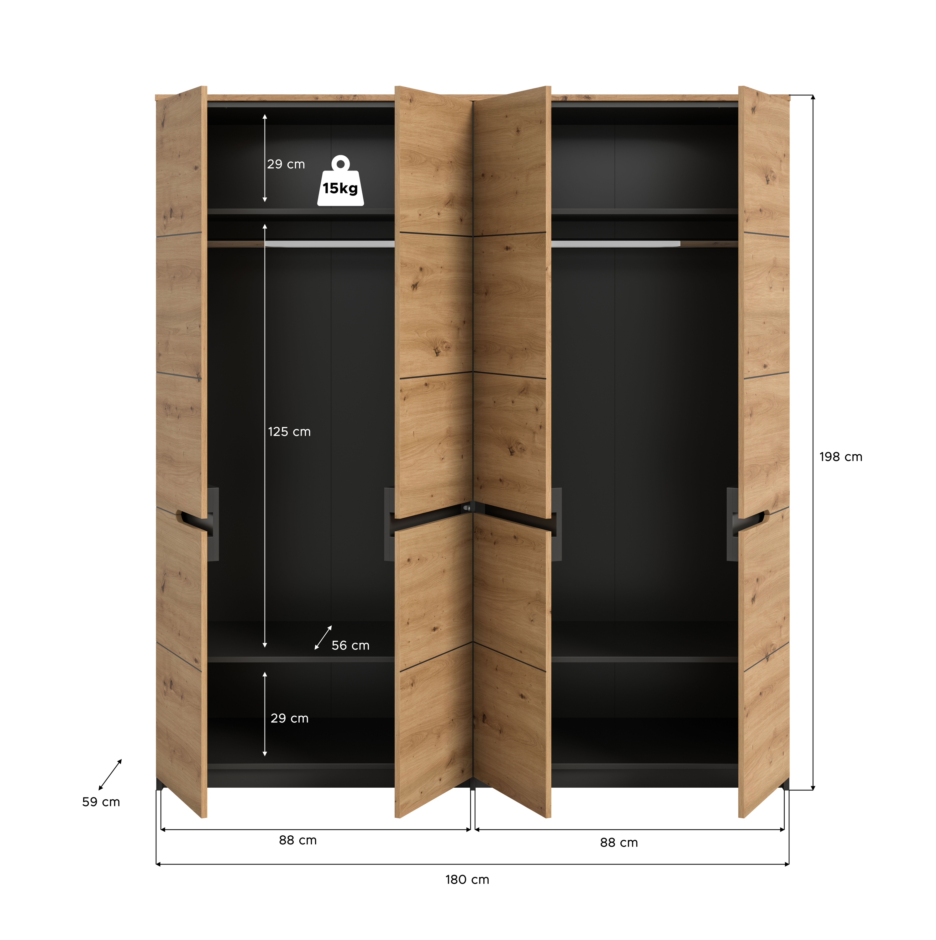 Kleiderschrank CANU