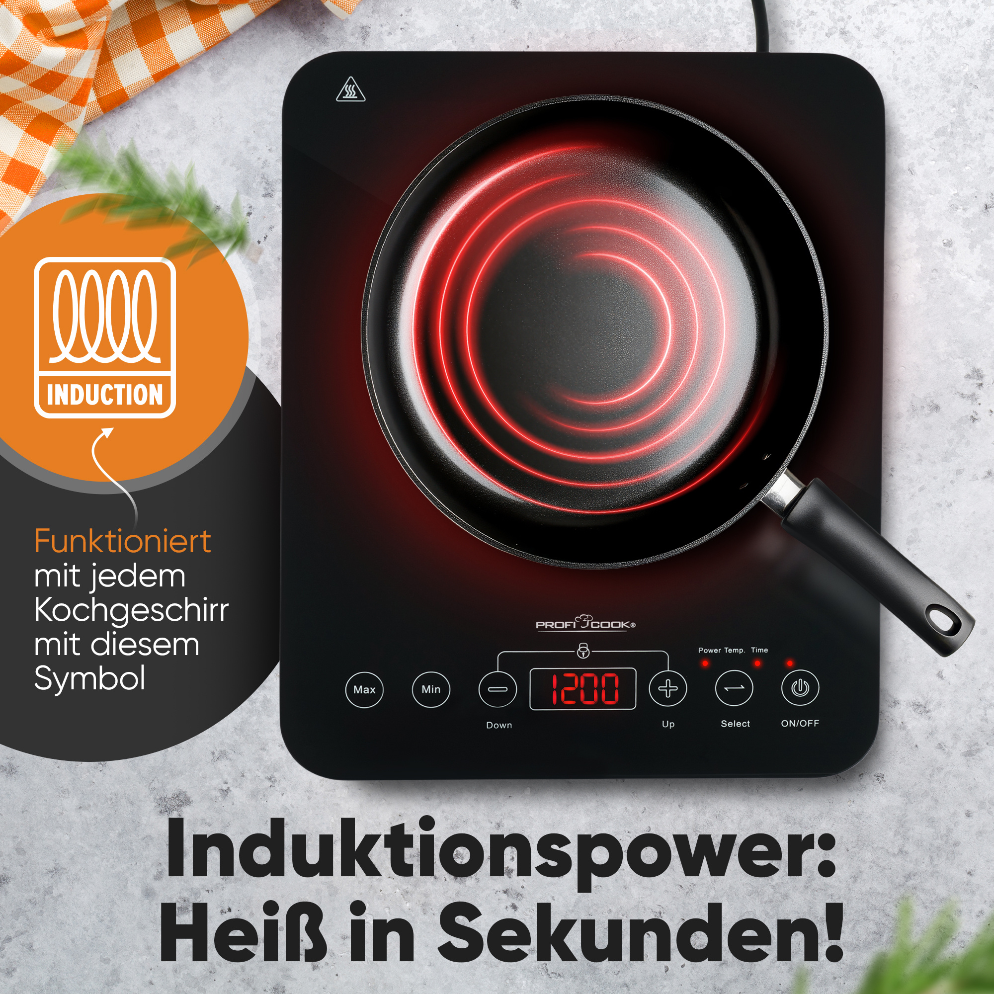 Einzelkochplatte INDUKTION