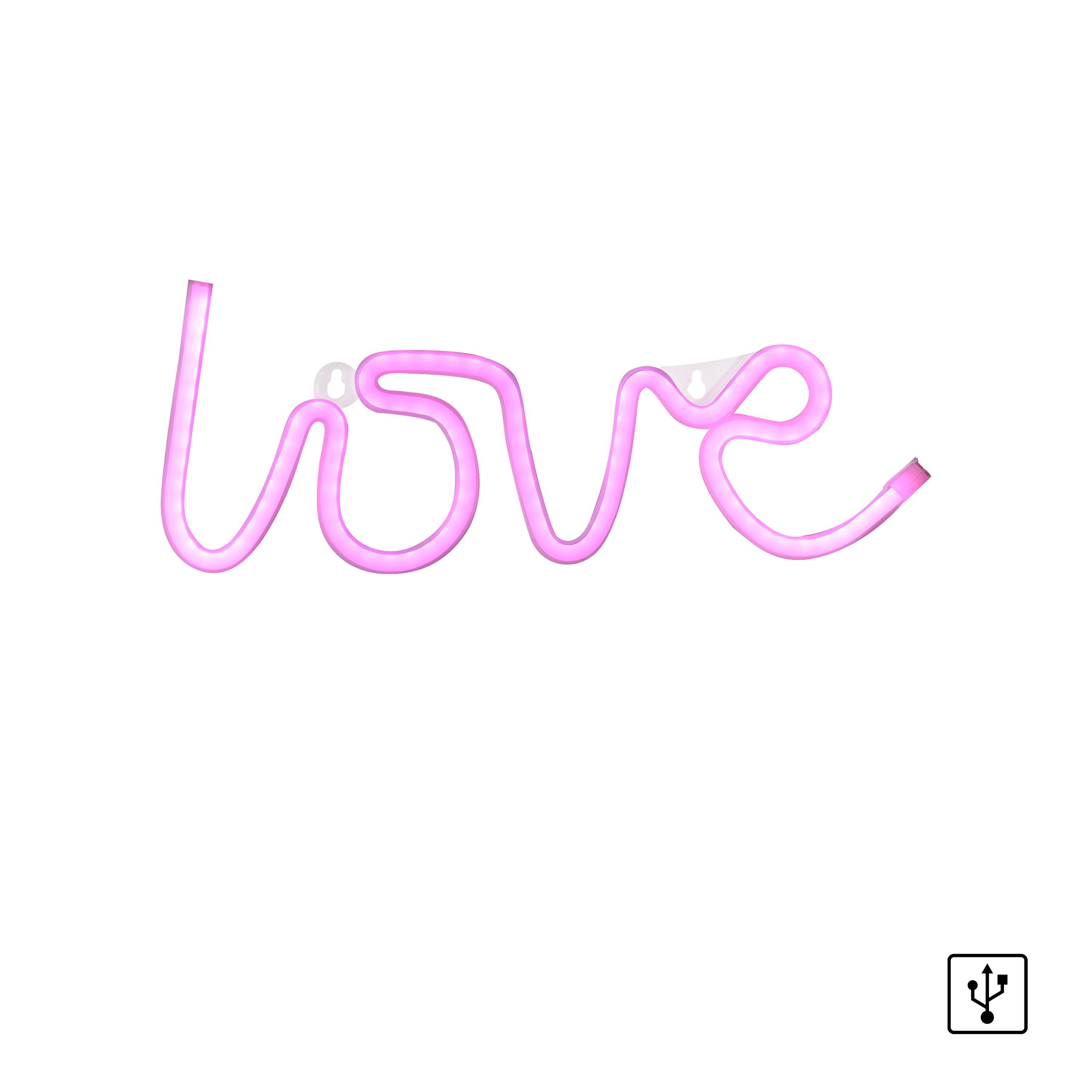 Leuchtobjekt LOVE LED NEON